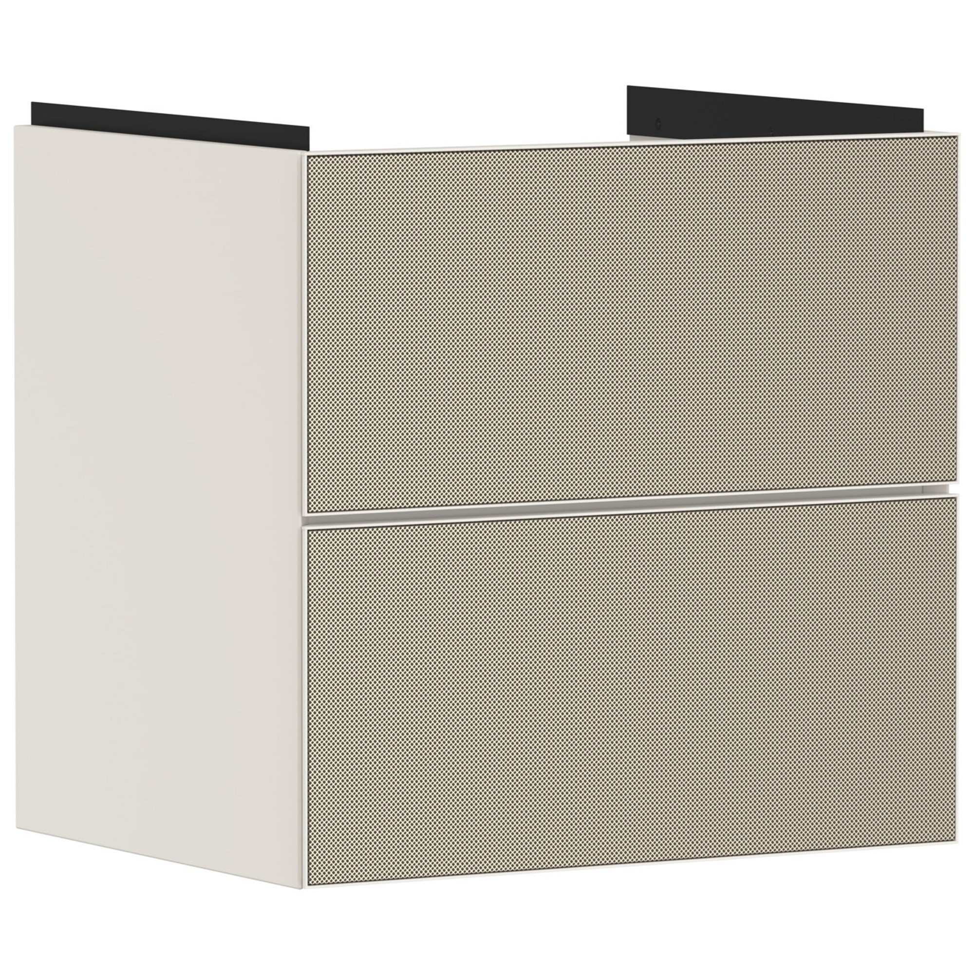 Hansgrohe Xevolos E Lavabo Dolabı 58x47,5 cm 2 Çekmeceli Mat Kum Beji-Desenli Bronz 54176390