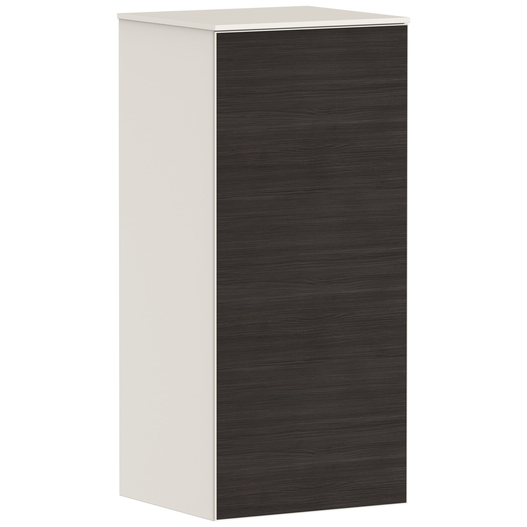 Hansgrohe Xevolos E Orta Boy Banyo Dolabı 40x36 cm Sol Menteşeli Mat Kum Beji-Koyu Meşe 54213730