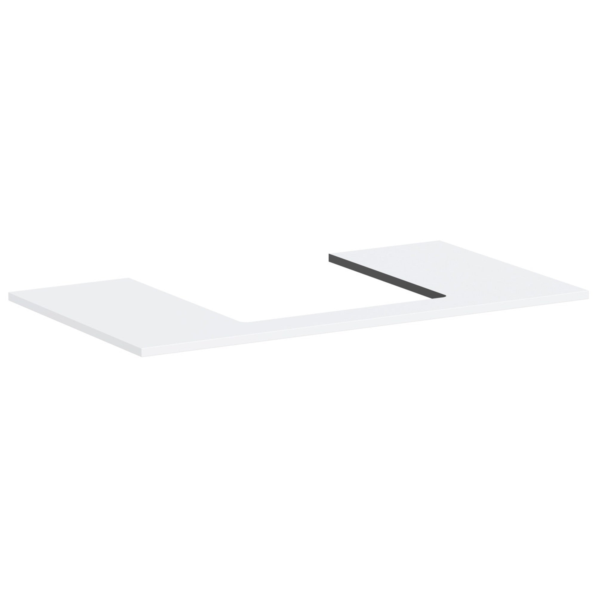 Hansgrohe Xilesa E Banyo Mobilyası Konsolu 98x55 cm Orta Lavabo Kesimli Mat Beyaz 54270700
