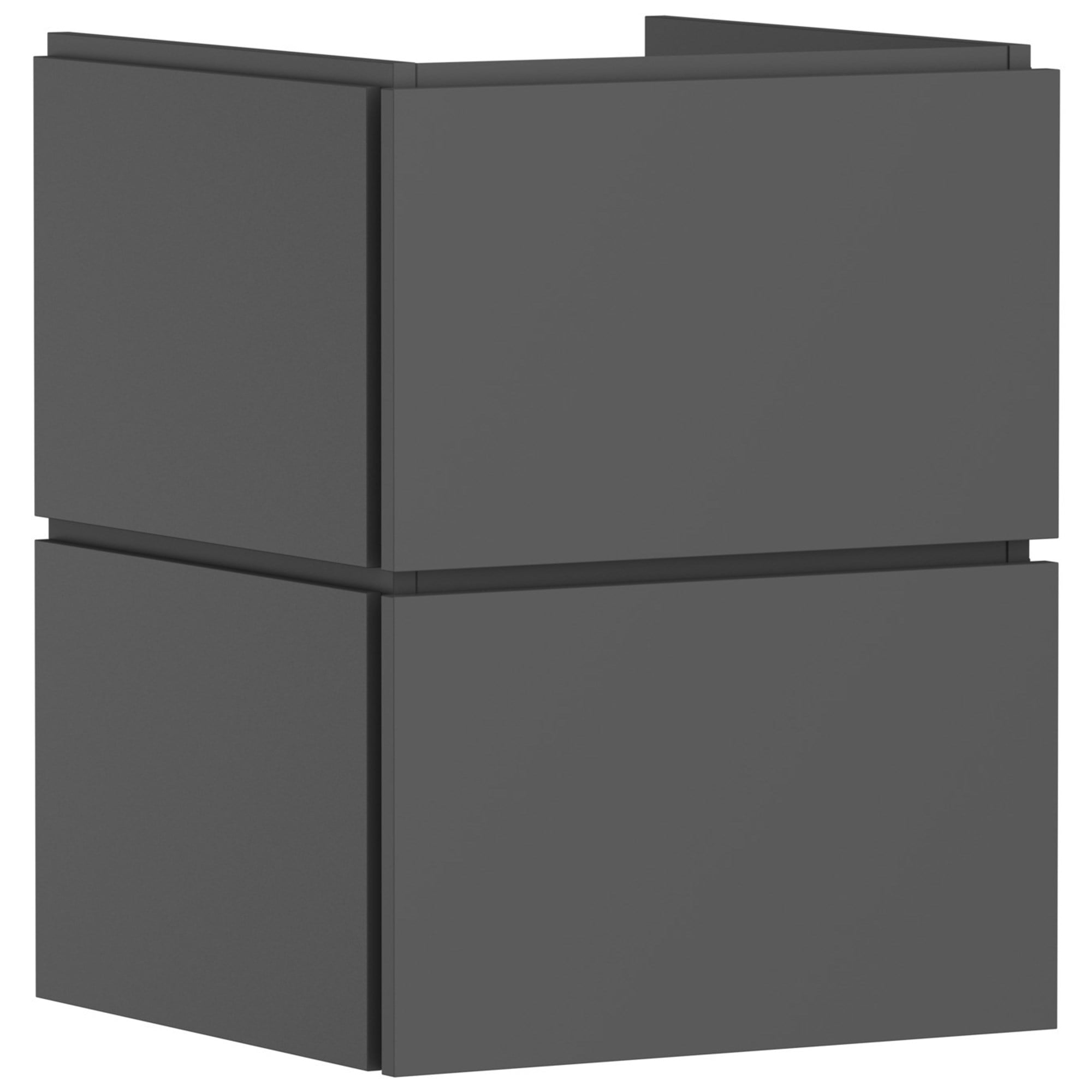 Hansgrohe Xilesa E Lavabo Dolabı 48x47 cm 2 Çekmeceli Mat Arduvaz Gri 54291760