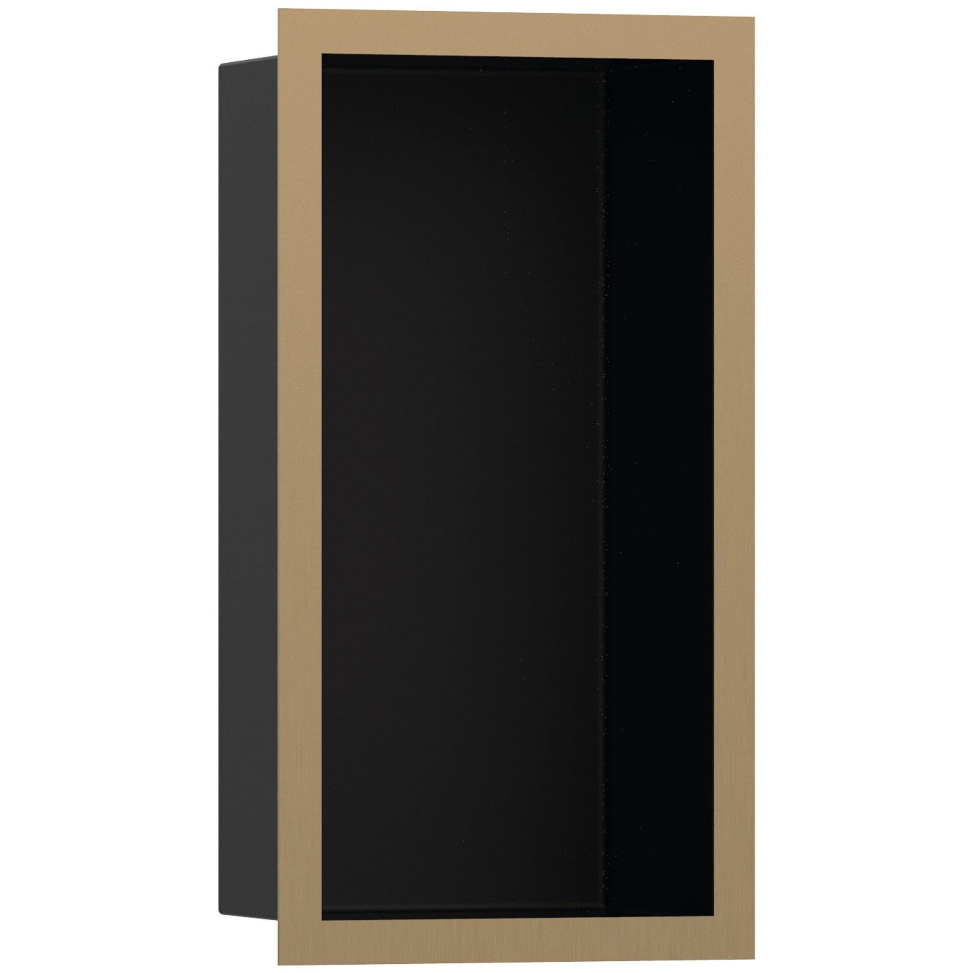 Hansgrohe XtraStoris Individual Tasarım Çerçeveli Duvar Nişi 30x15x10 cm Mat Siyah / Mat Bronz 56095140