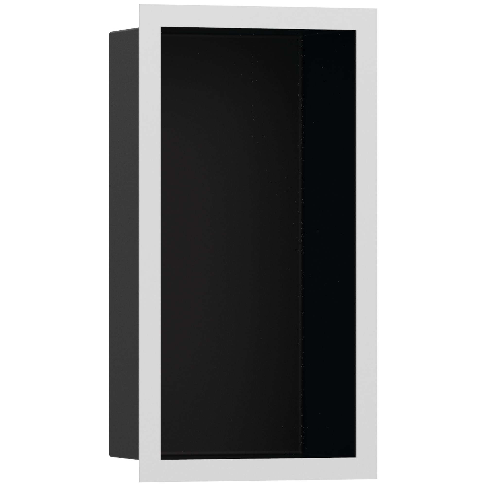 Hansgrohe XtraStoris Individual Tasarım Çerçeveli Duvar Nişi 30x15x10 cm Mat Siyah / Mat Beyaz 56095700