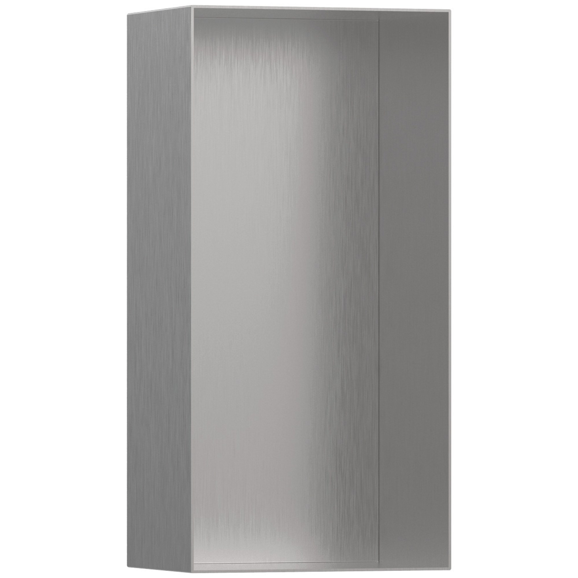 Hansgrohe XtraStoris Minimalistic Çerçevesiz Duvar Nişi 30x15x10 cm Fırçalı Paslanmaz Çelik 56070800