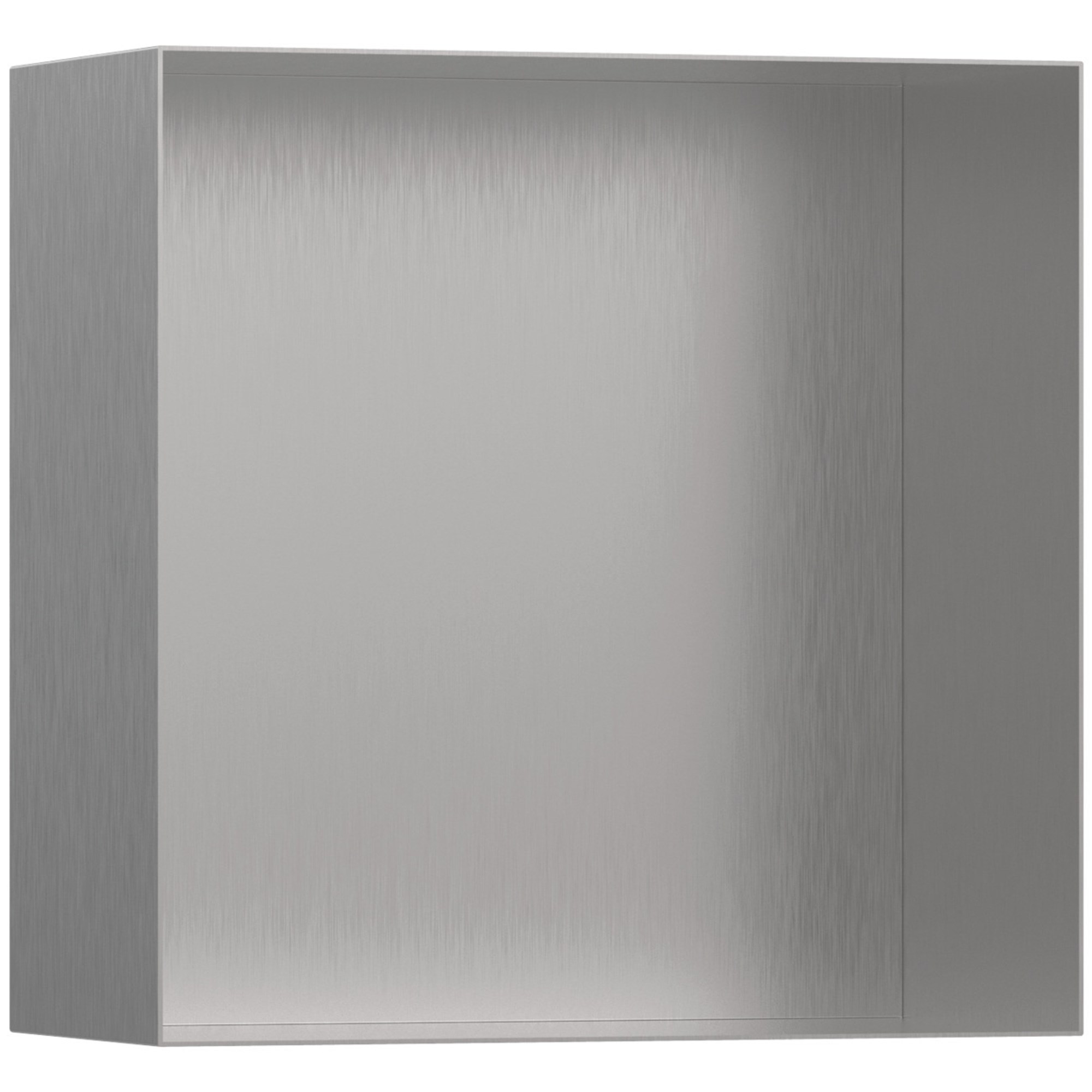 Hansgrohe XtraStoris Minimalistic Çerçevesiz Duvar Nişi 30x30x14 cm Fırçalı Paslanmaz Çelik 56079800