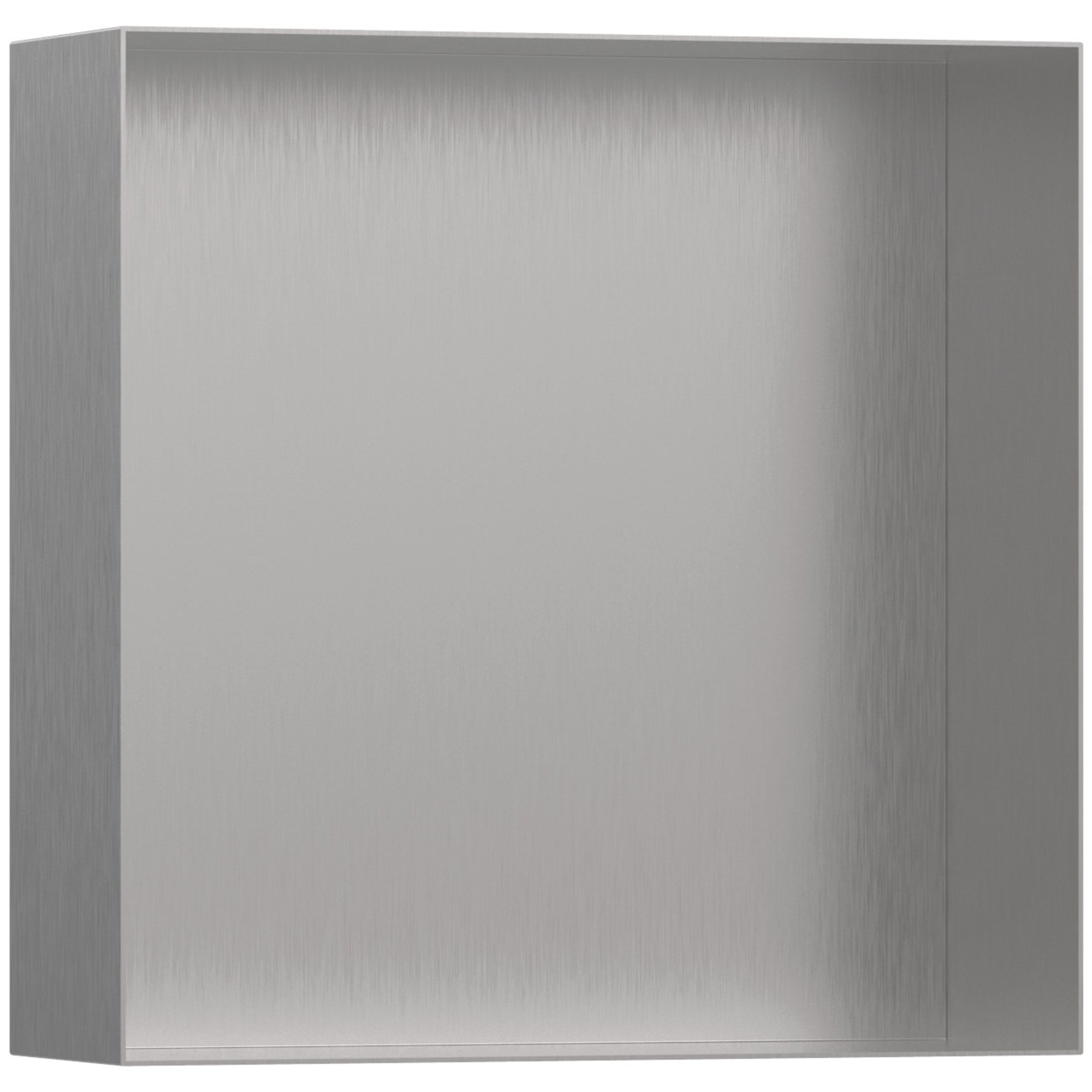 Hansgrohe XtraStoris Minimalistic Çerçevesiz Duvar Nişi 30x30x10 cm Fırçalı Paslanmaz Çelik 56073800