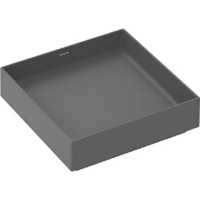Hansgrohe Xuniva Evo E Çanak Lavabo 40x40 cm Kare Slate Mat Gri 60324760