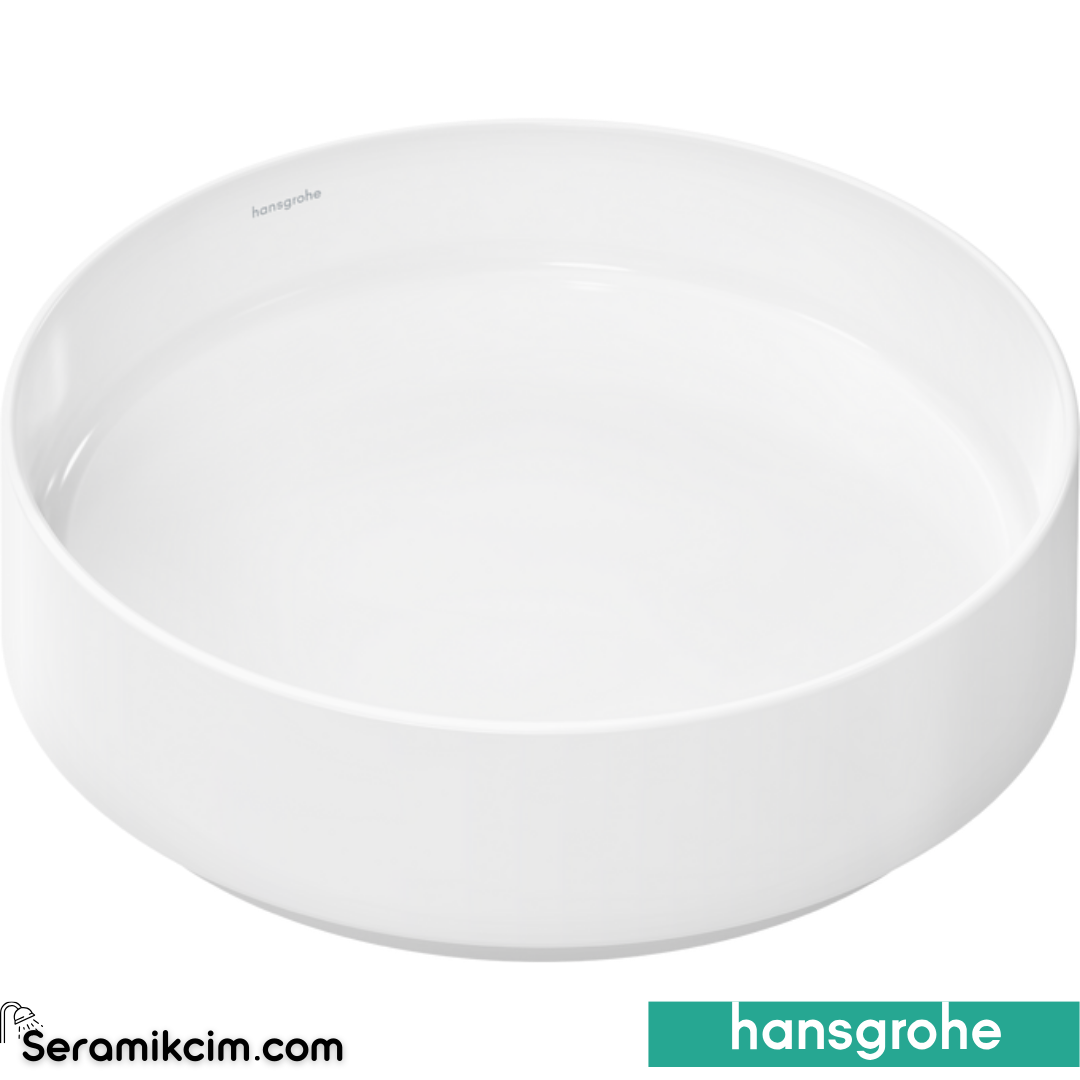 Hansgrohe Xuniva Evo S Çanak Lavabo 40x40 cm Oval Beyaz 60323450