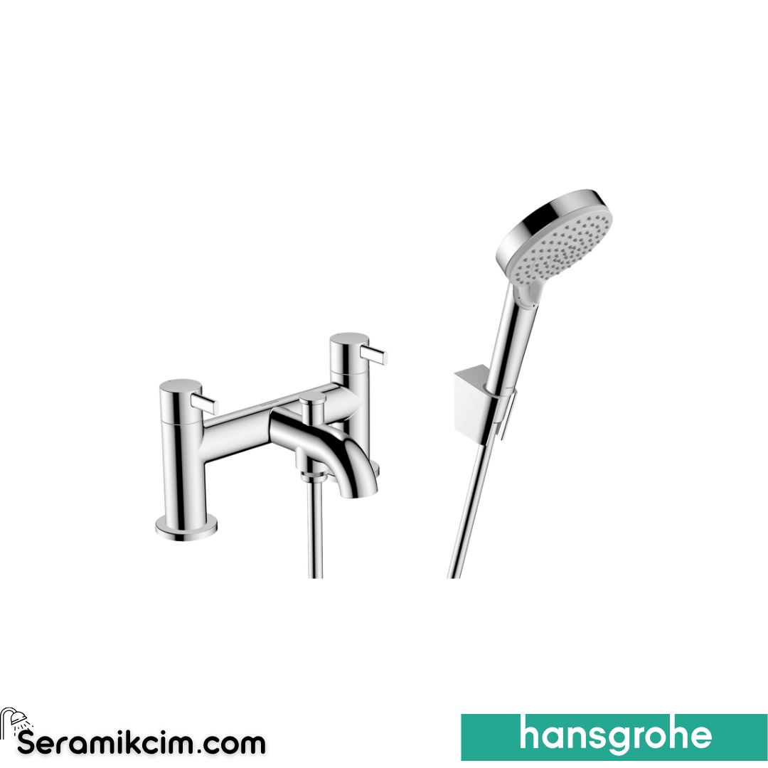 Hansgrohe Zesis S Küvet Bataryası 2 Delikli Krom 74424000