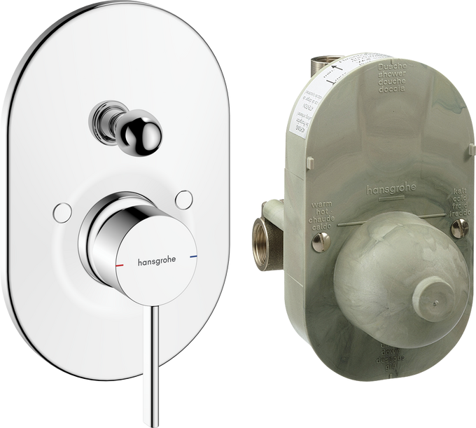 Hansgrohe Zesis S Wannenmischer Set Up Chrom