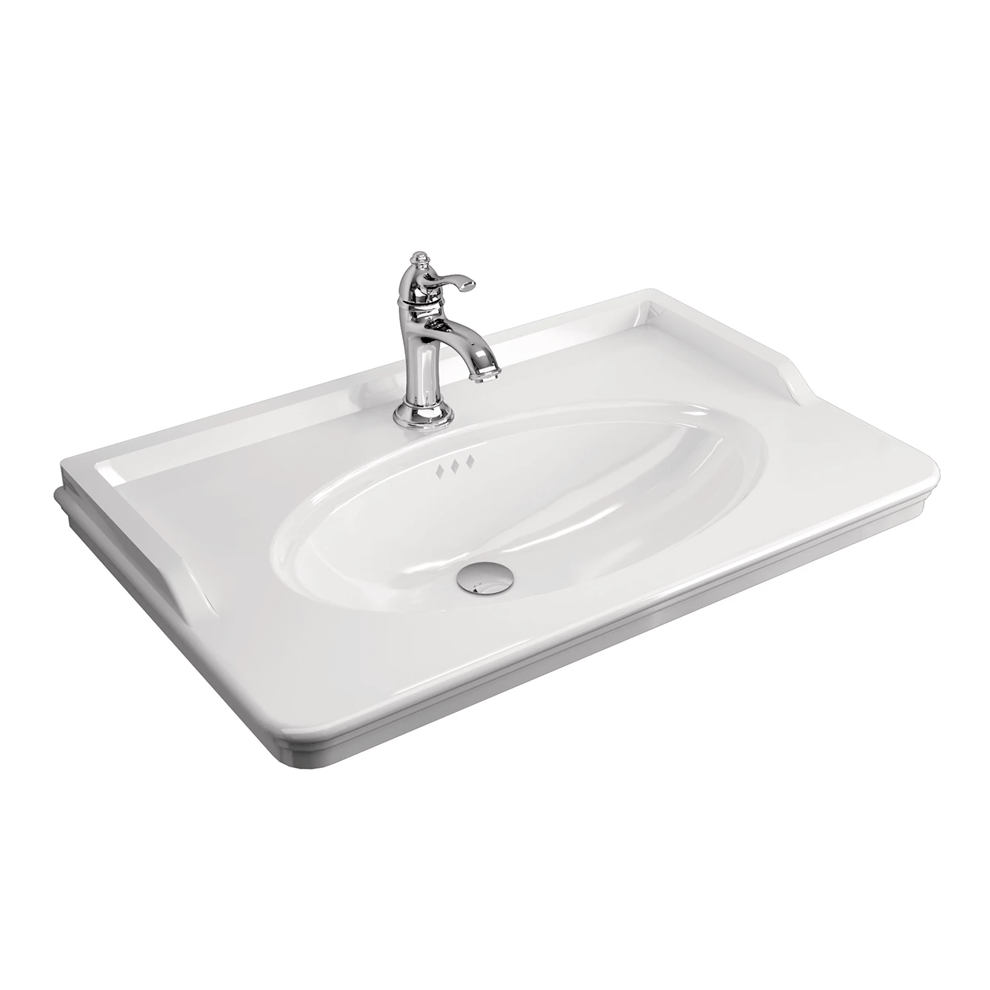 Kale Banyo Artdeco 80X50 Etajerli Lavabo - 310200200220