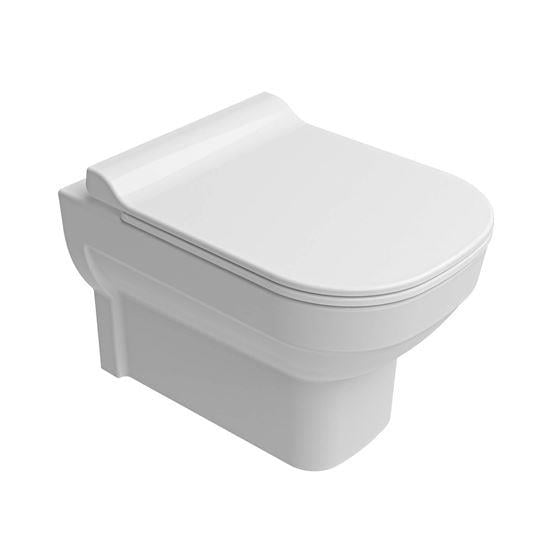 Kale Banyo  Loft Smart Asma Klozet Taharet Delikli+ Ultra Slim Smart Kapak - 610100100641