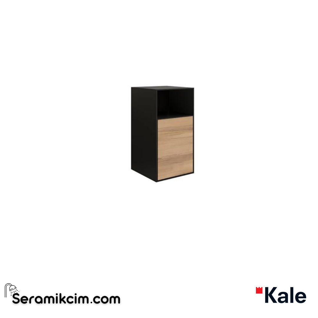 Kale Banyo Mood 35 Cm Raflı Yan Modul Mat Siyah - 310300103223