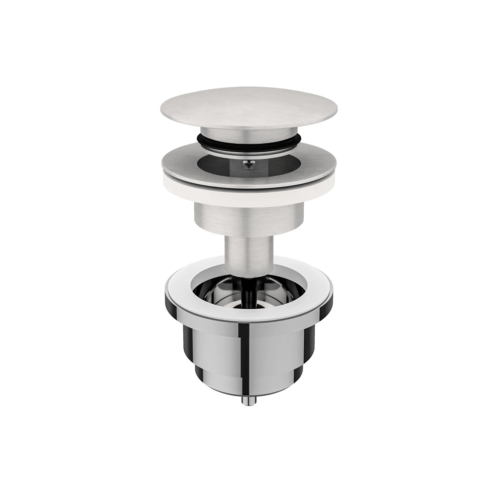 Kale Banyo Novatik Universal Lavabo Süzgeci (Fırçalanmış Nikel) - 410200602695