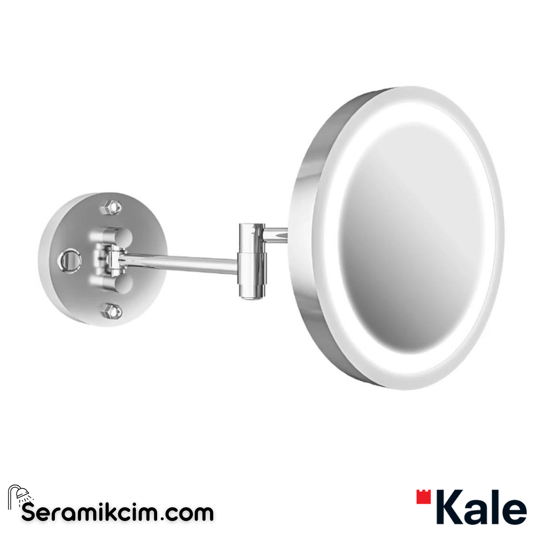 Kale Banyo Publıc Ledli Makyaj Aynası 3Xzoom(Beyaz) - 410200603230