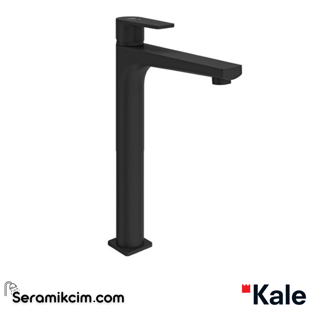 Kale Banyo Sempre Yüksek Lavabo Bataryası Mat Siyah - 410200505225
