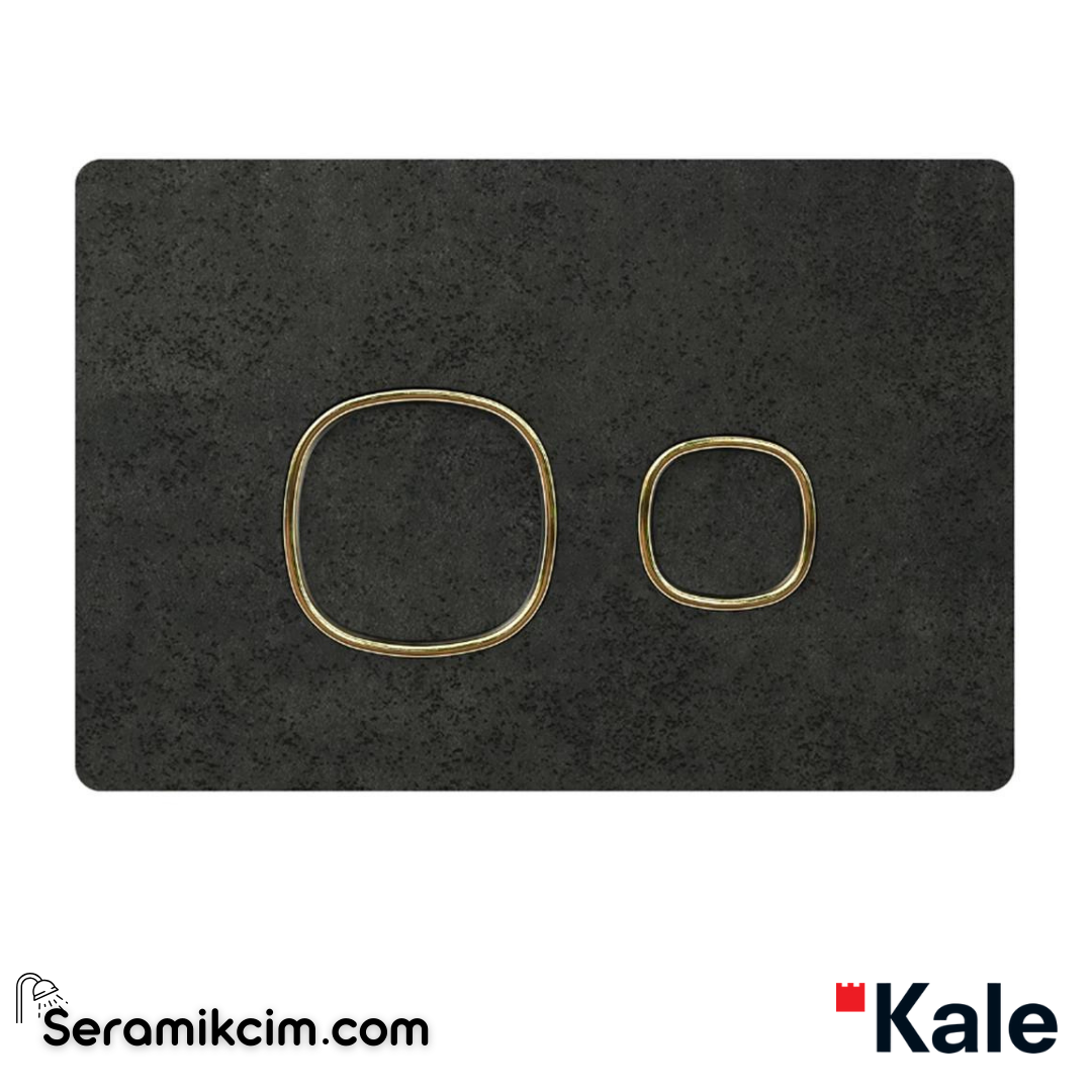 Kale Banyo Unıq Gömme Rezervuar Panel Ocean Black Altın - 310200500094