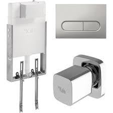 Kale Banyo Versus Gömme Rezervuar Seti Parlak Krom Capsule Panel + V200 Stop Valf - 310200500042