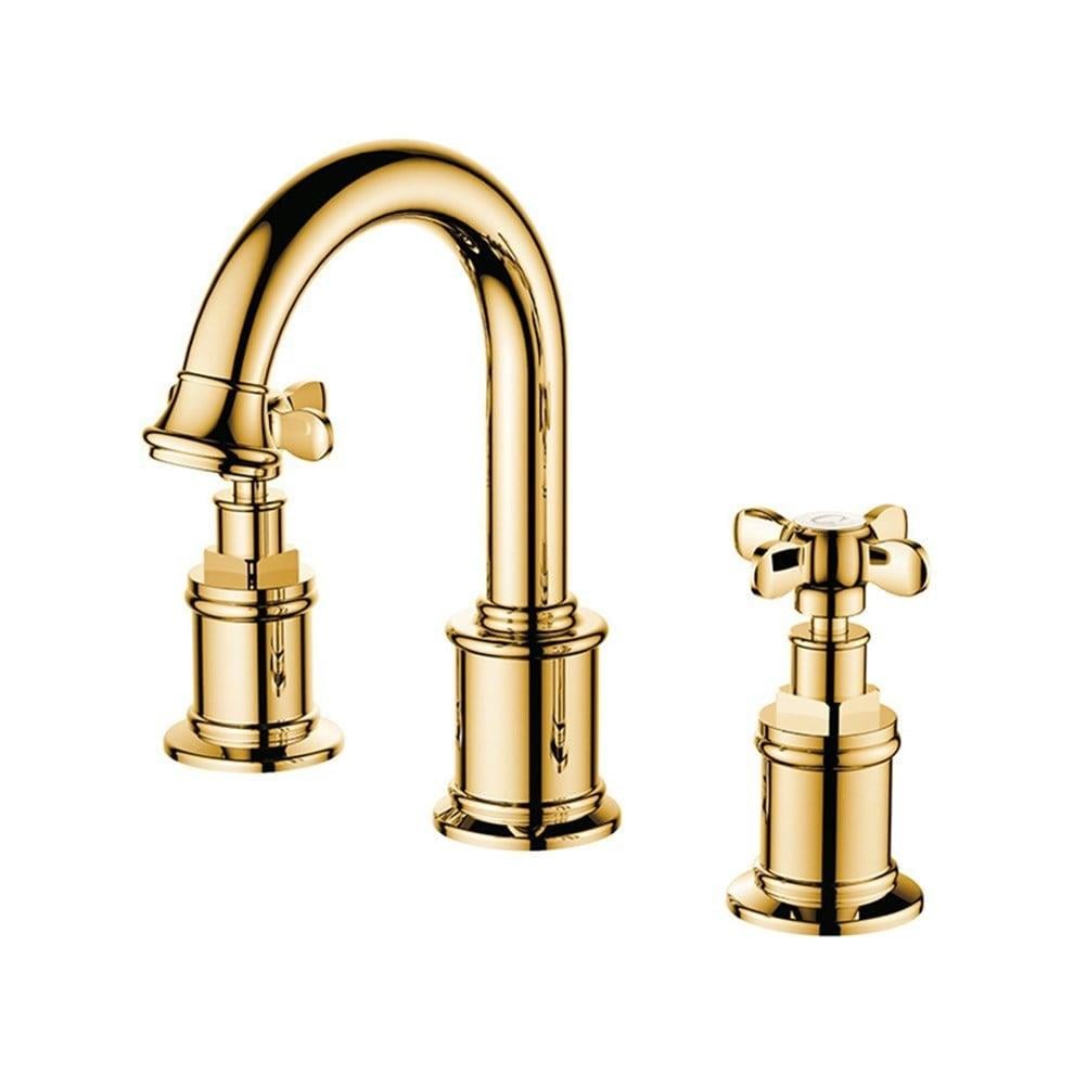 Kale Banyo Victorian Lavabo Bataryası (3 Delikli) - Altın - 410200500230