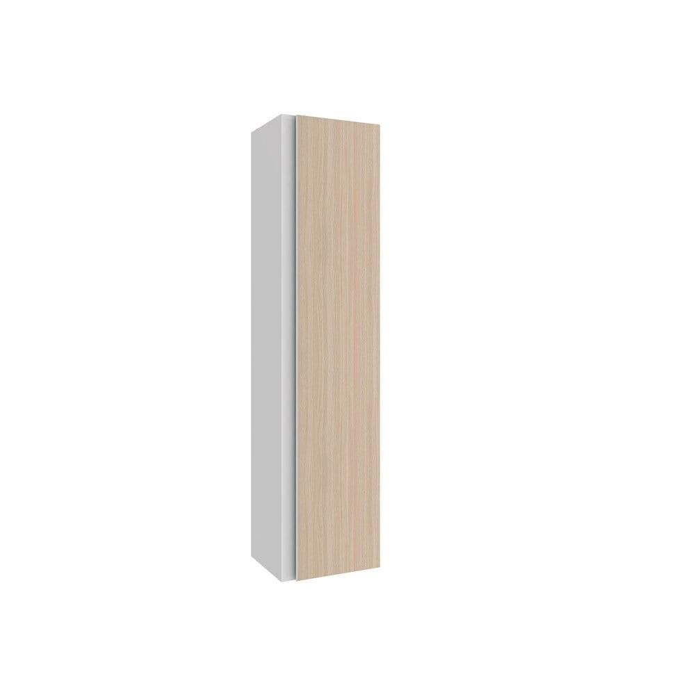 Kale Banyo Woody 40 Cm Boy Dolabı Beyaz/Krem Meşe - 310300102811