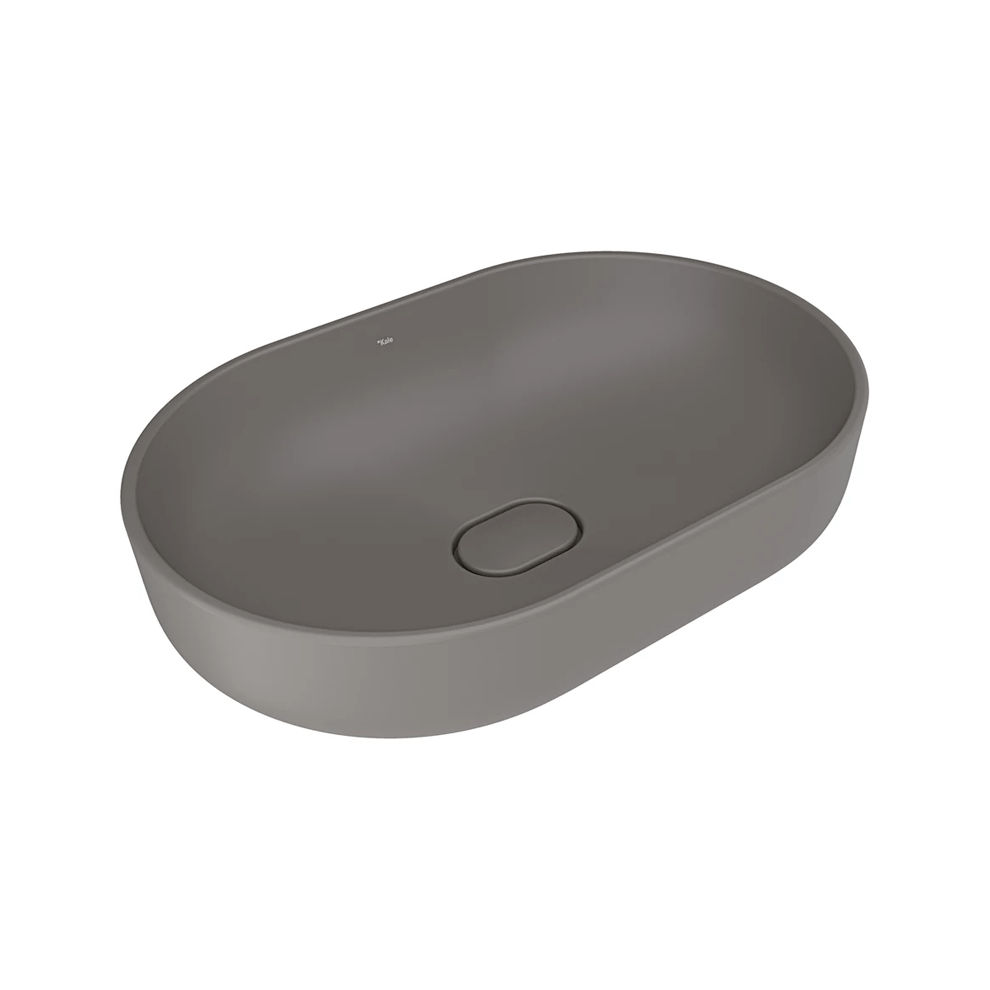 Kale Banyo Zero 2.0 60X40 Oval Çanak Lavabo Mat Antrasit Gri - 310200200524