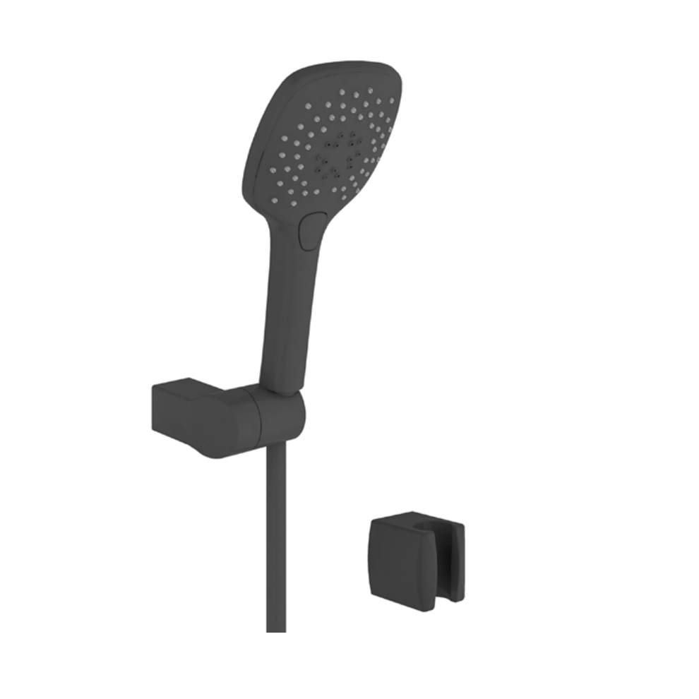 Kale Banyo Zero El Duşu Takımı - 3F Kare (Mat Siyah) - 410200504978