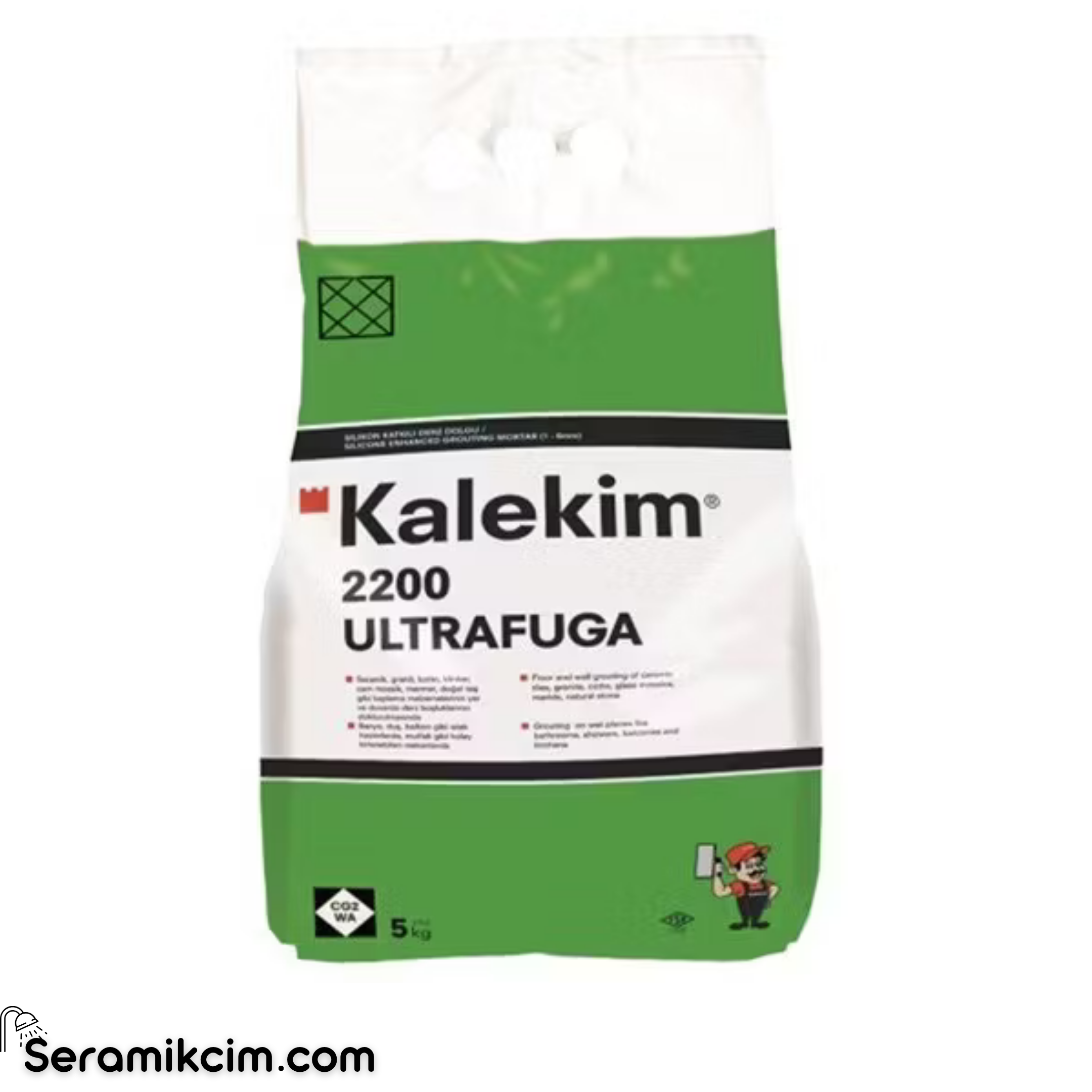 Kalekim 2245 Ultrafuga Derz Dolgu Antrasit 5 kg CG2WA