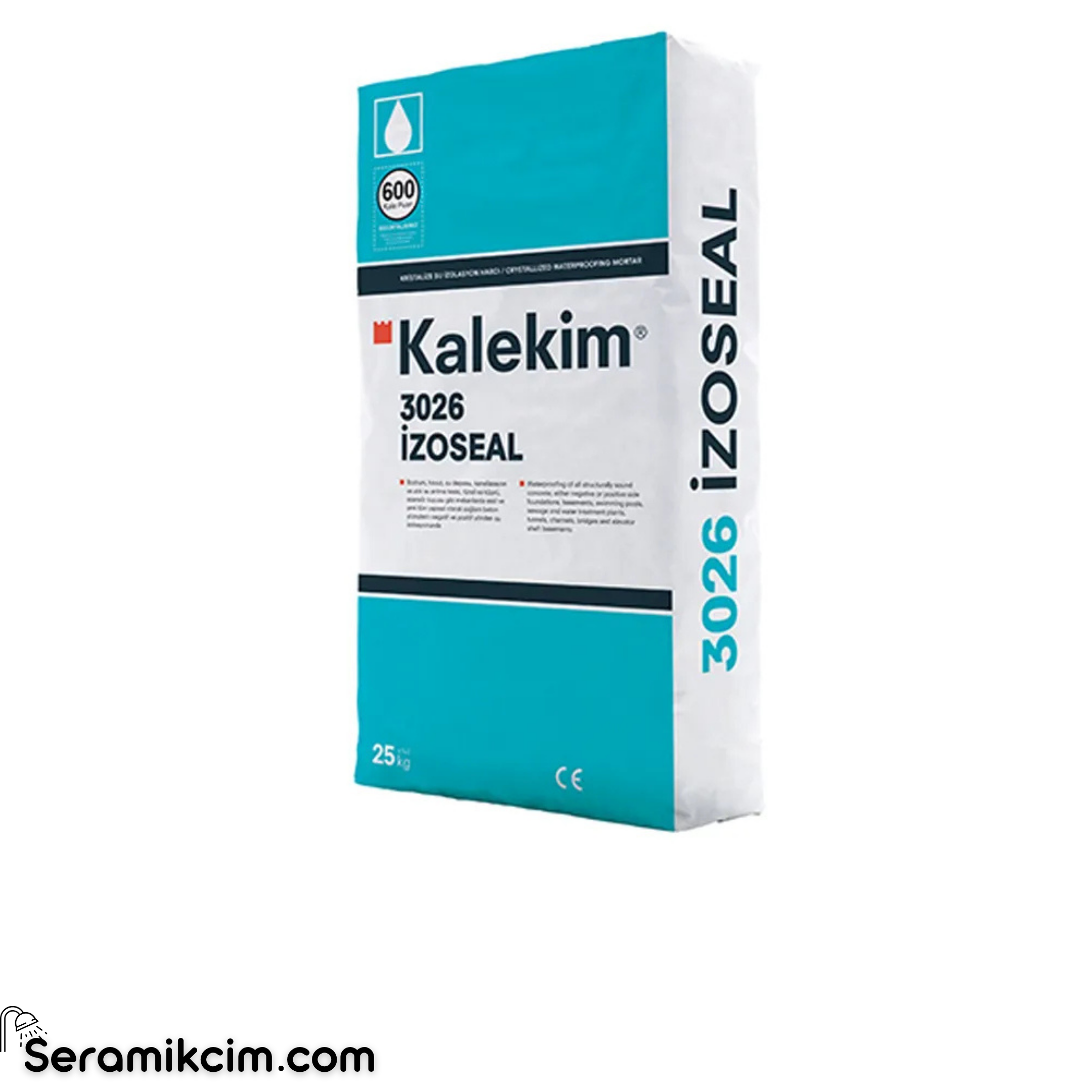 Kalekim 3026 İzoseal - Kristalize Su Yalıtım Harcı 25 kg
