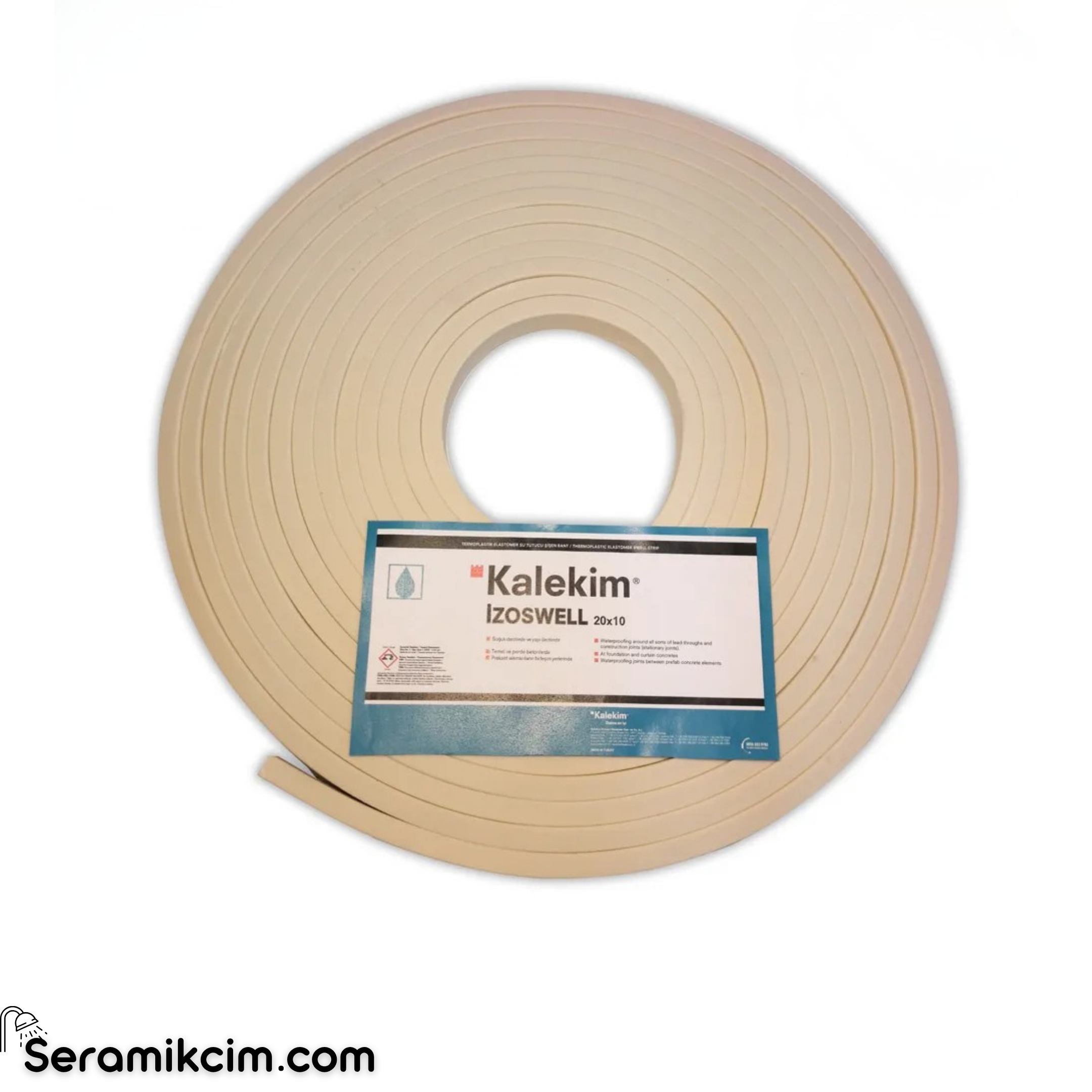 Kalekim 3503 İzoswell-Suyla Genleşen Bant (20x10 mm) 10 m x 9 ad.