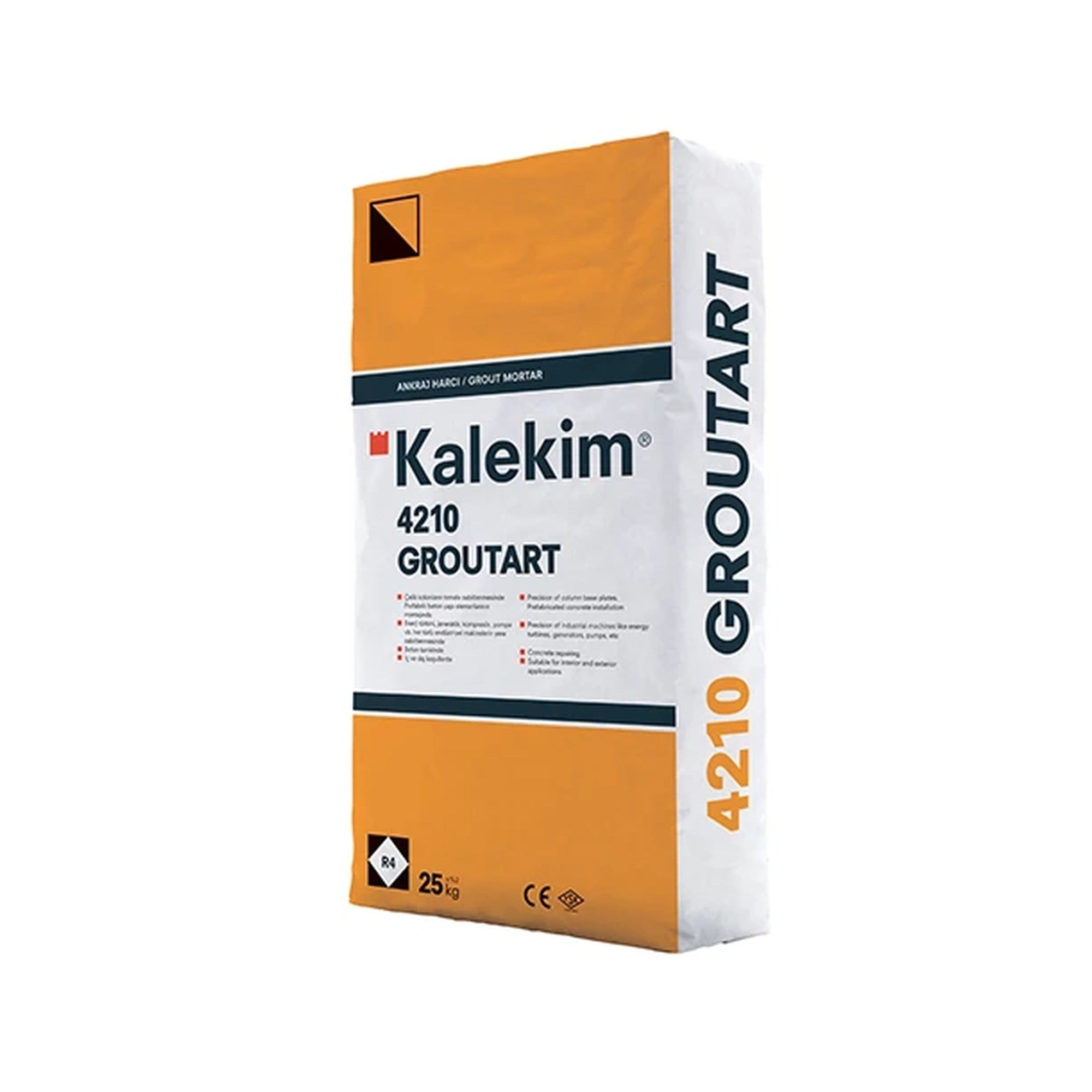 Kalekim 4210 Groutart Yüksek Dayanımlı Grout Harcı 25 kg 640000284