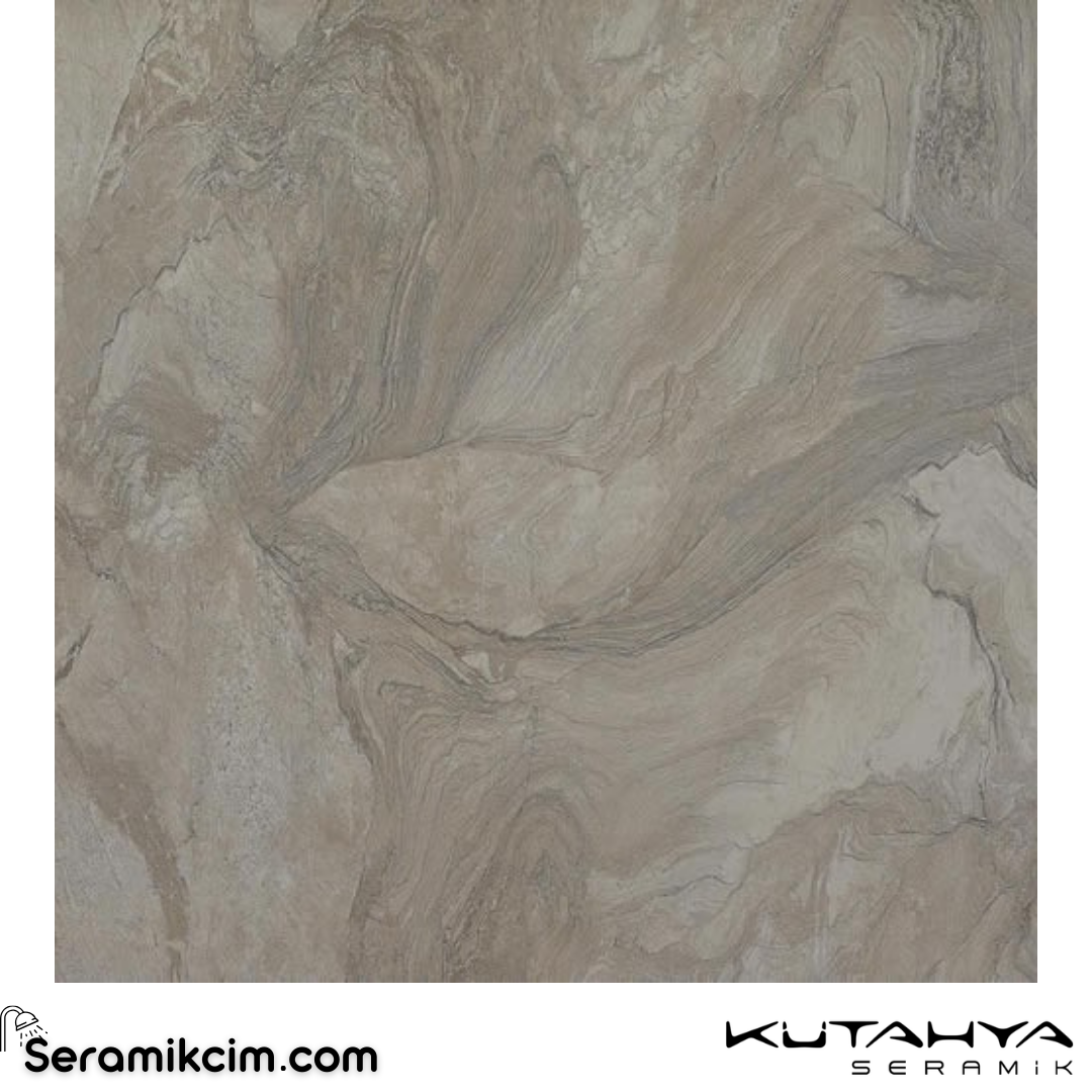 Kütahya Seramik 120x120 Atlantis Vizon Rektifiye Parlak Nano