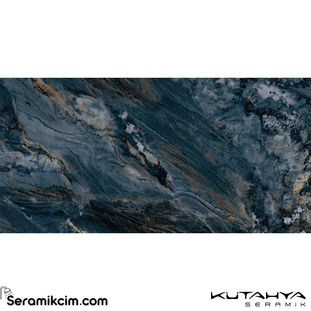 Kütahya Seramik 120x240 Delmar Kristal Rektifiye Parlak Nano