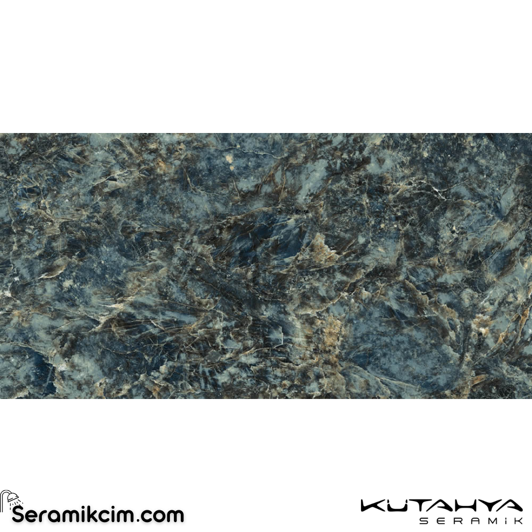 Kütahya Seramik 120x240 Labradorıt Kristal Rektifiye Parlak Nano