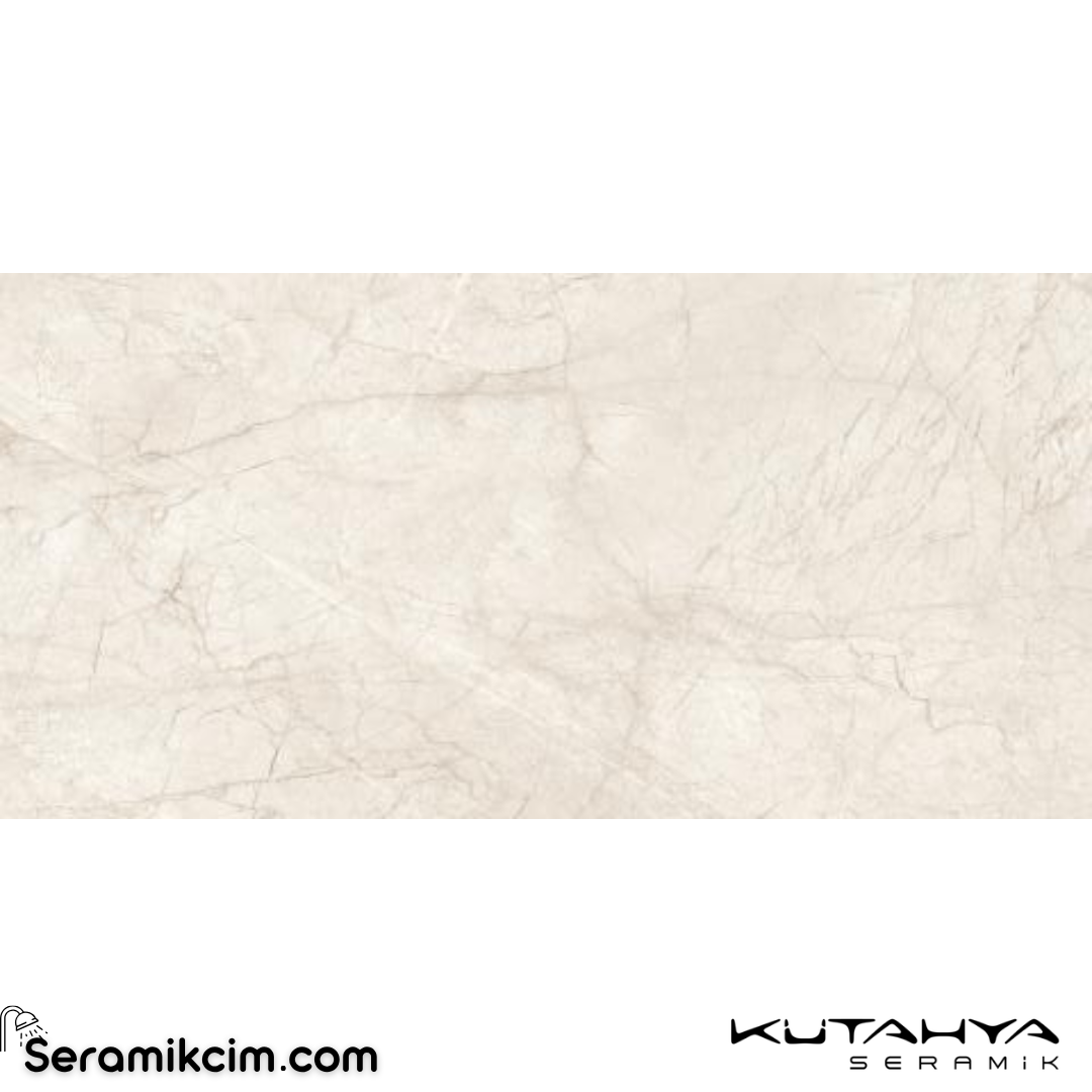 Kütahya Seramik 120x240 Storm Grej Rektifiye Parlak Nano