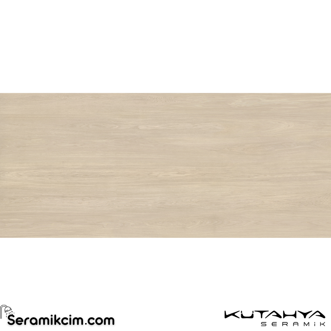 Kütahya Seramik 120x280 Cocowood Fildişi 6 mm Rektifiye