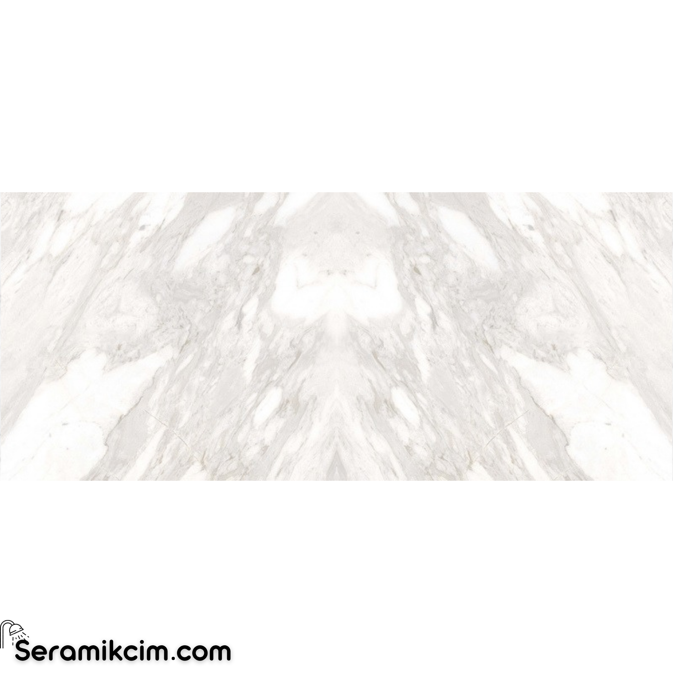 Kütahya Seramik 120x280 Flora Parlak Bookmatch 6mm Rektifiye 1. Kalite