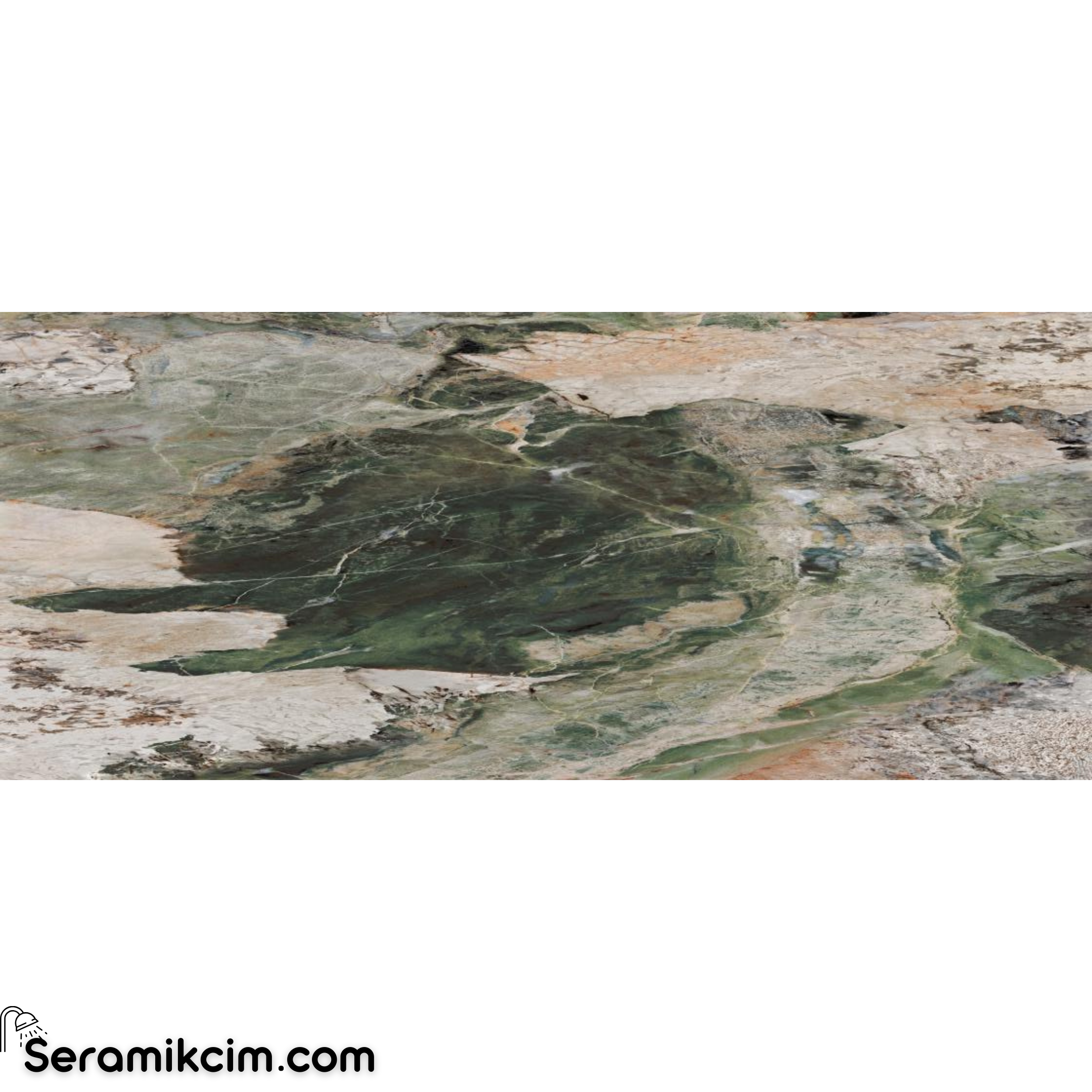Kütahya Seramik 120x280 Moss Teal 6 Mm Rektifiye Parlak 1. Kalite