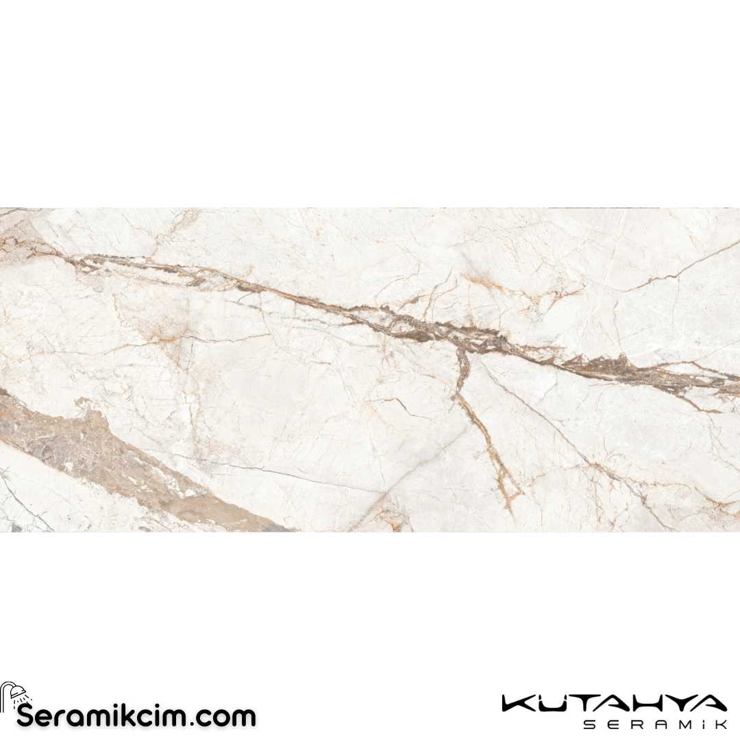 Kütahya Seramik 120x280 Nuova Bone Parlak 6 mm Rektifiye