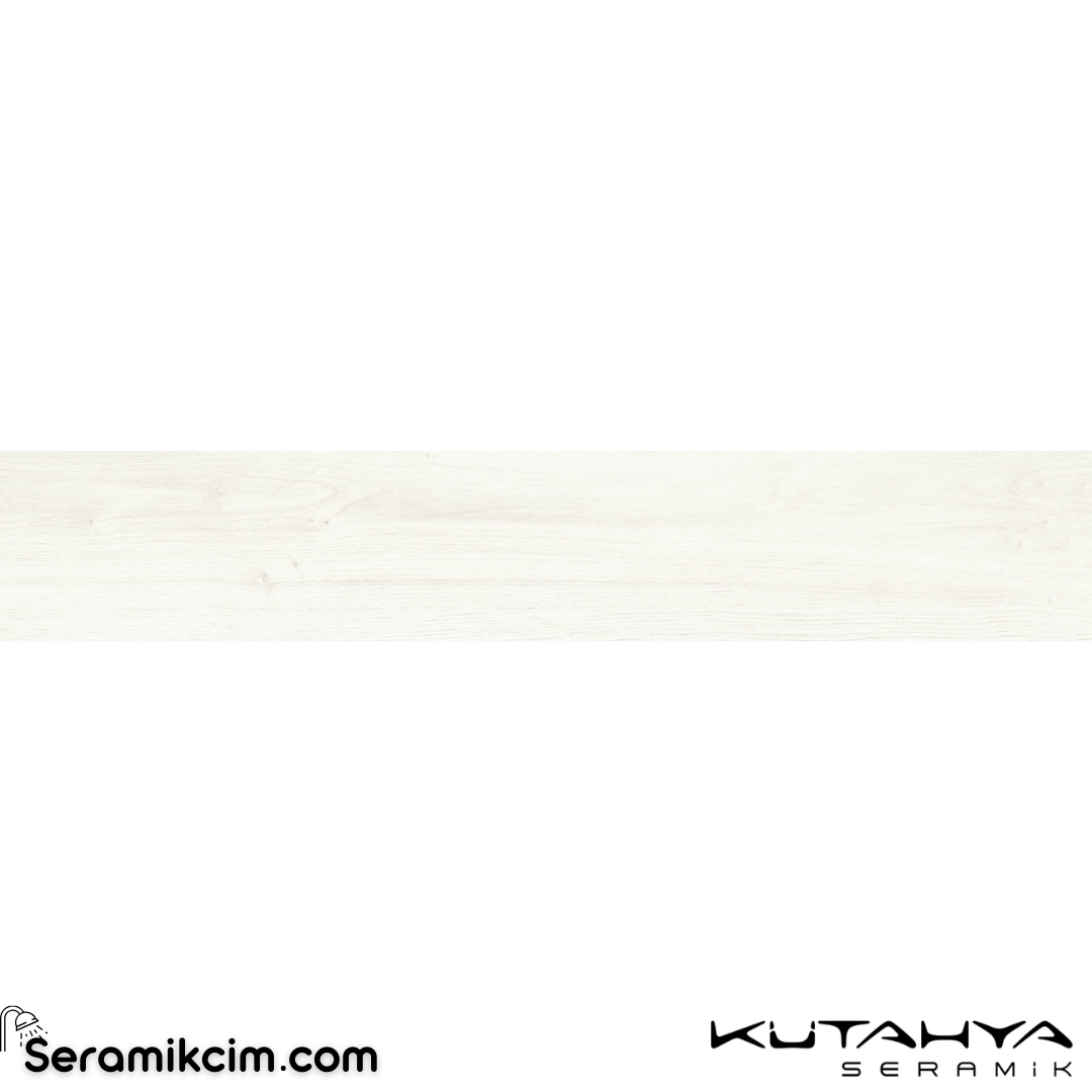 Kütahya Seramik 20x120 Mezon Beyaz Rektifiye