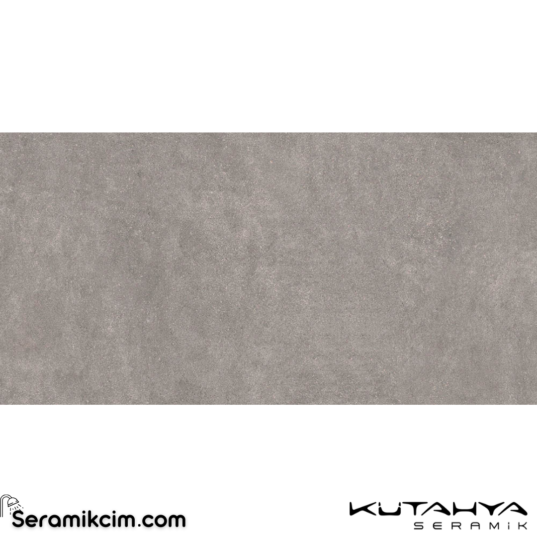 Kütahya Seramik 60x120 infinity Koyu Gri Rektifiye