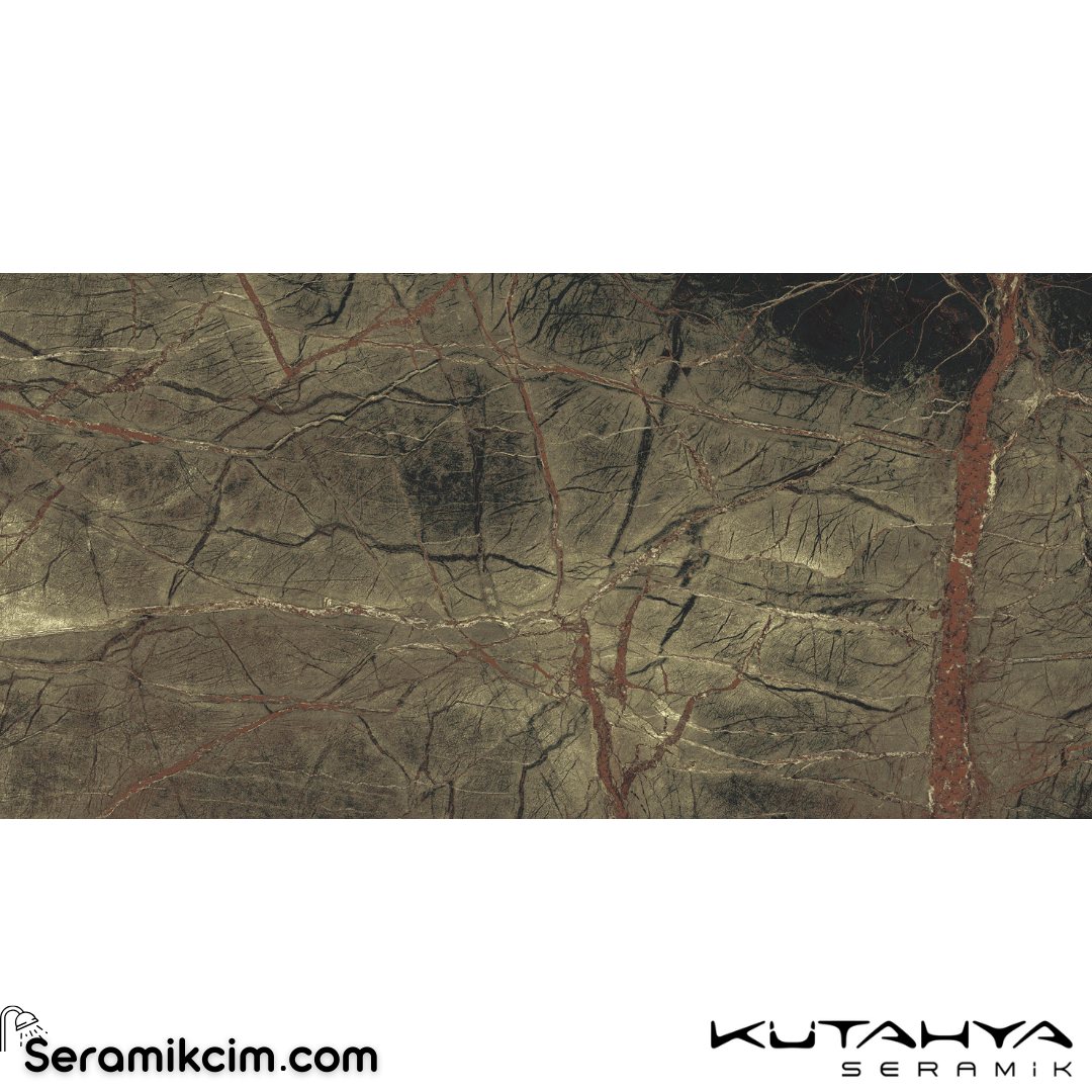 Kütahya Seramik 60x120 Rain Forest Rektifiye Parlak Nano