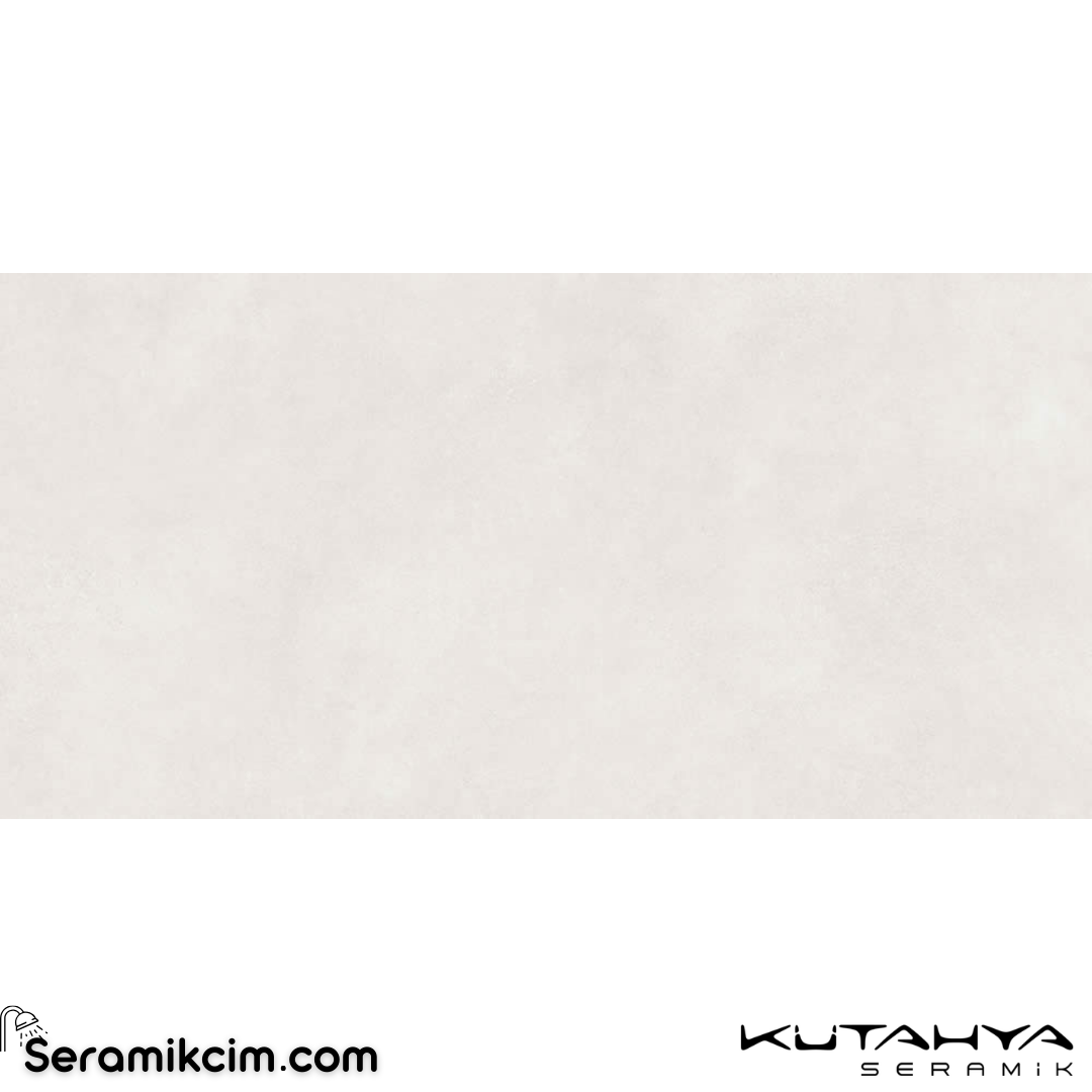Kütahya Seramik 60x120 Riva Beyaz Rektifiye