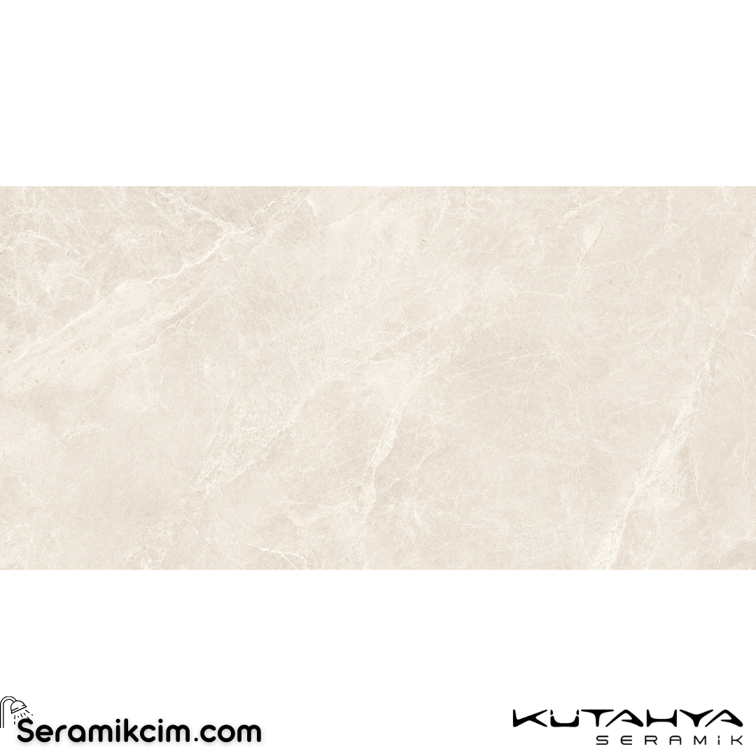 Kütahya Seramik 60x120 Swan Bone Rektifiye Parlak Nano