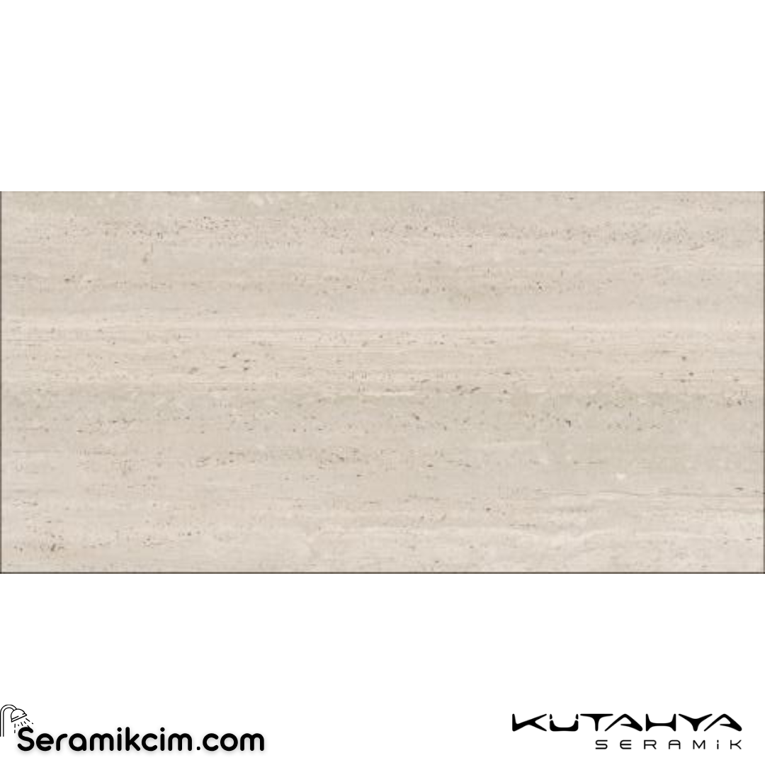 Kütahya Seramik 60x120 Travertine Fildisi Rek
