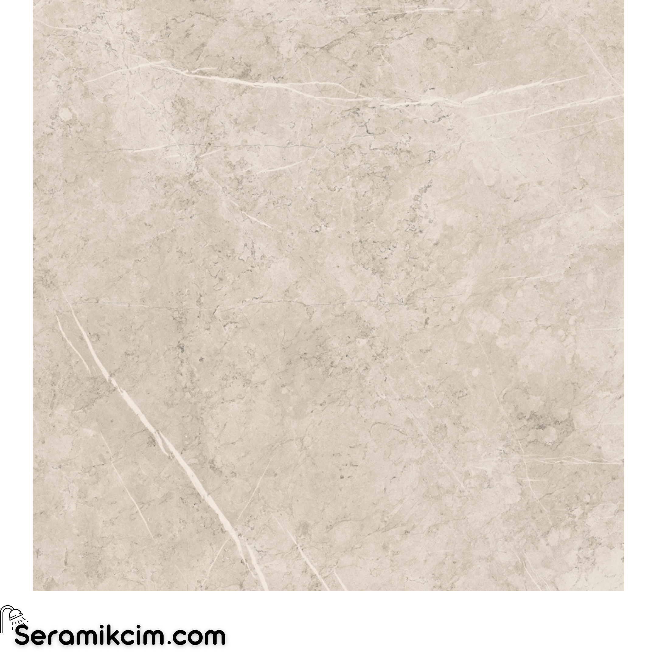 Kütahya Seramik 60x60 Alesta Krem Rektifiye 1. Kalite