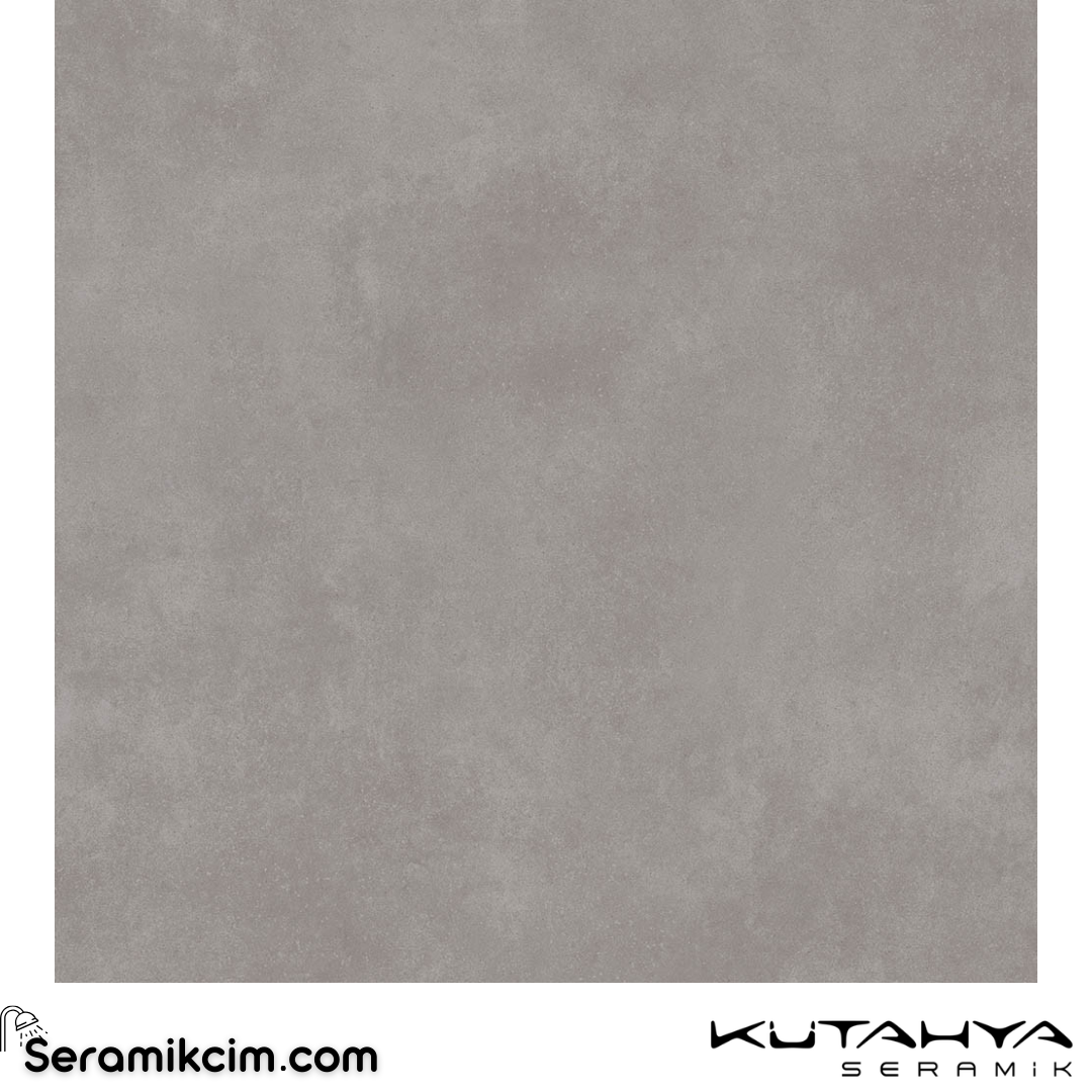 Kütahya Seramik 60x60 İnfinity Koyu Gri Rektifiye