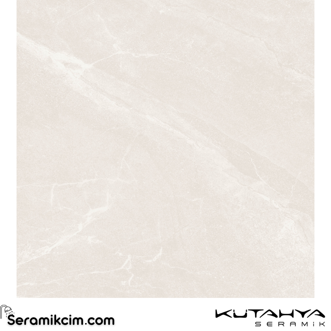 Kütahya Seramik 60x60 Kansas Beyaz 20 mm R11 Rektifiye