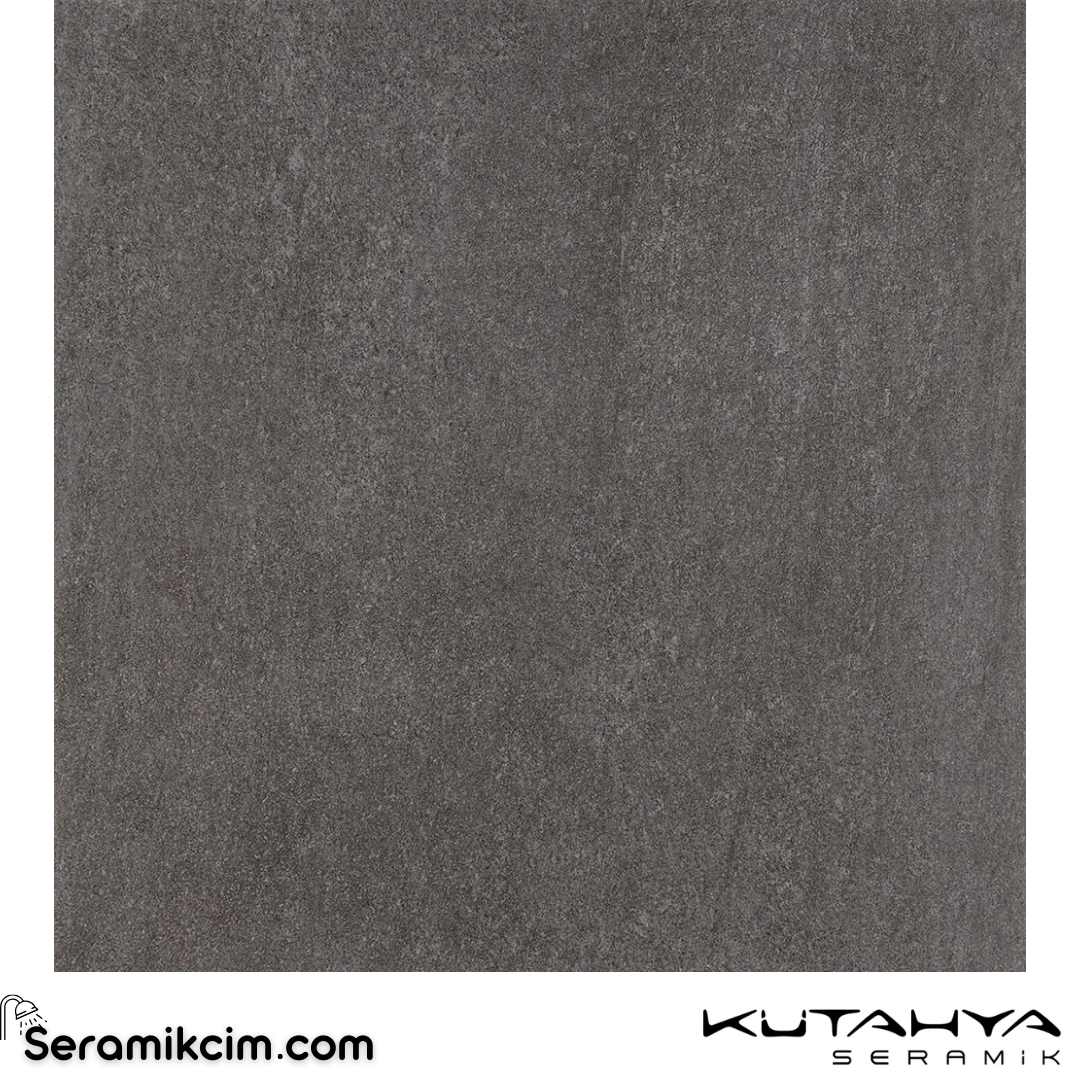 Kütahya Seramik 60x60 Leonardo Antrasit Antislip Rektifiye 