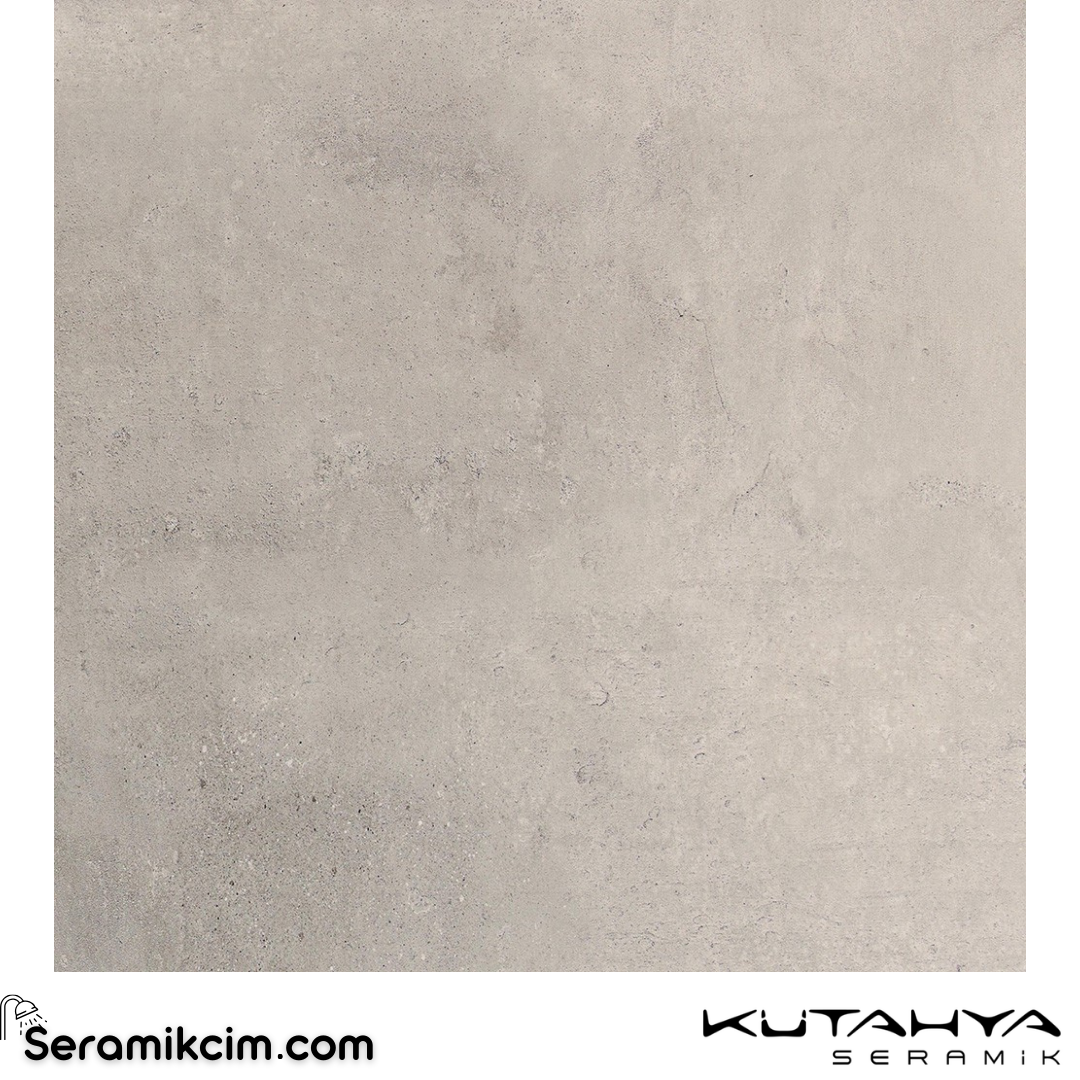 Kütahya Seramik 60x60 Vista Gri 20mm R10 Rektifiye