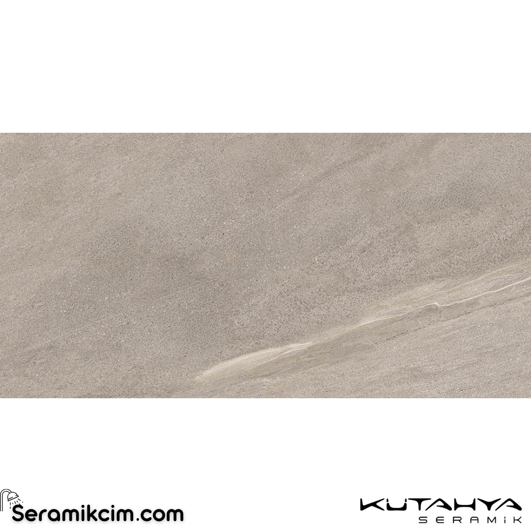 Kütahya Seramik 80x160 Luton Gri Rektifiye