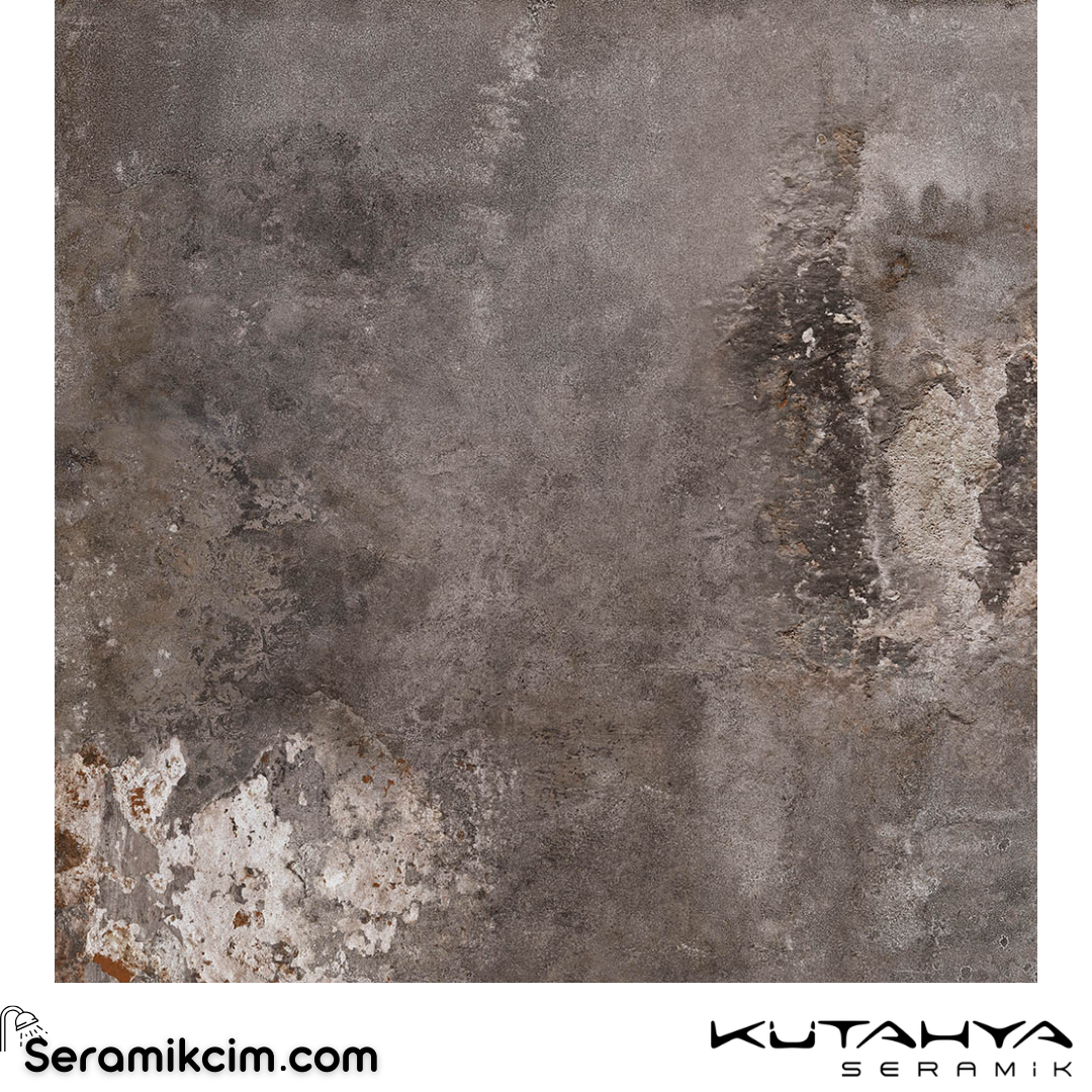Kütahya Seramik 80x80 Tempera Grafit Rektifiye Lappato